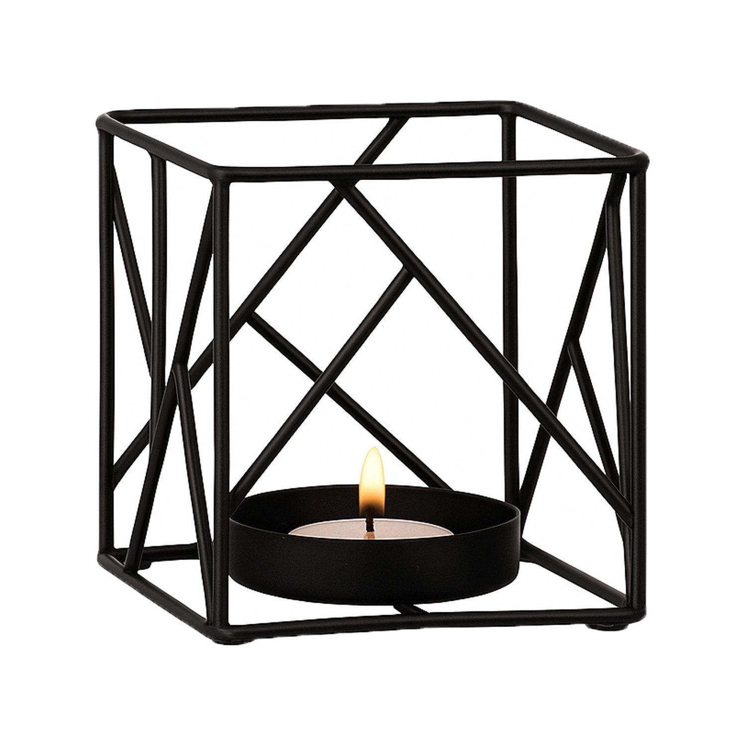 Marrakesch Orient & Mediterran Interior Настольные лампы Sarpene -2- Настольные лампы aus Metall, geometrisch schwarz modern 10cm (1 St), Handarbeit