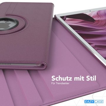 EAZY CASE Tablet-Hülle Rotationcase für iPad Air 1 & 5./6. Gen. 2017/2018 9,7 Zoll, Tablet-Hülle Bookstyle Case Fullcover Schutz Tasche Stehfunktion Lila