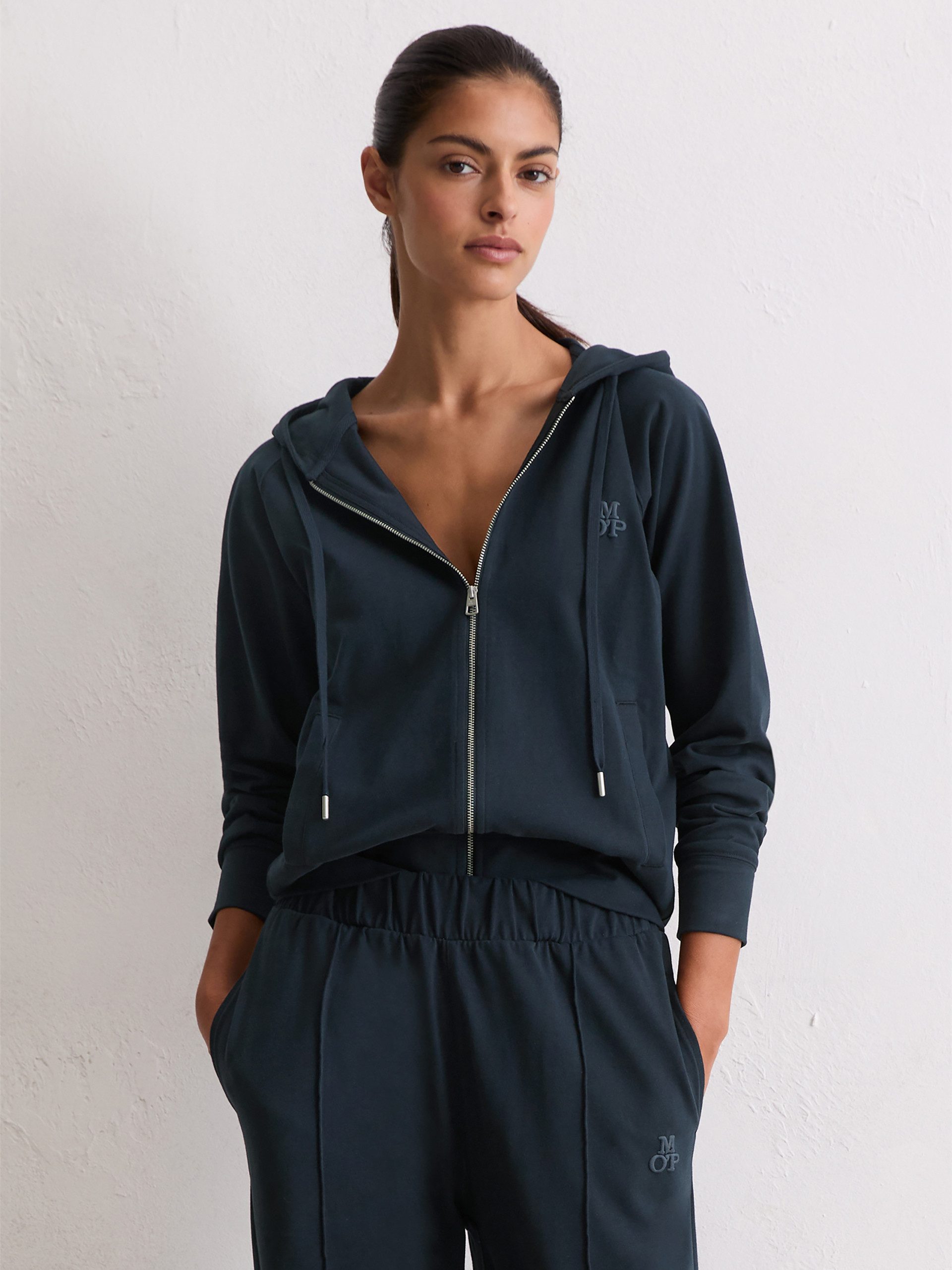 Marc O'Polo Kapuzensweatjacke Heavy Jersey Kapuzen-sweatjacke günstig online kaufen
