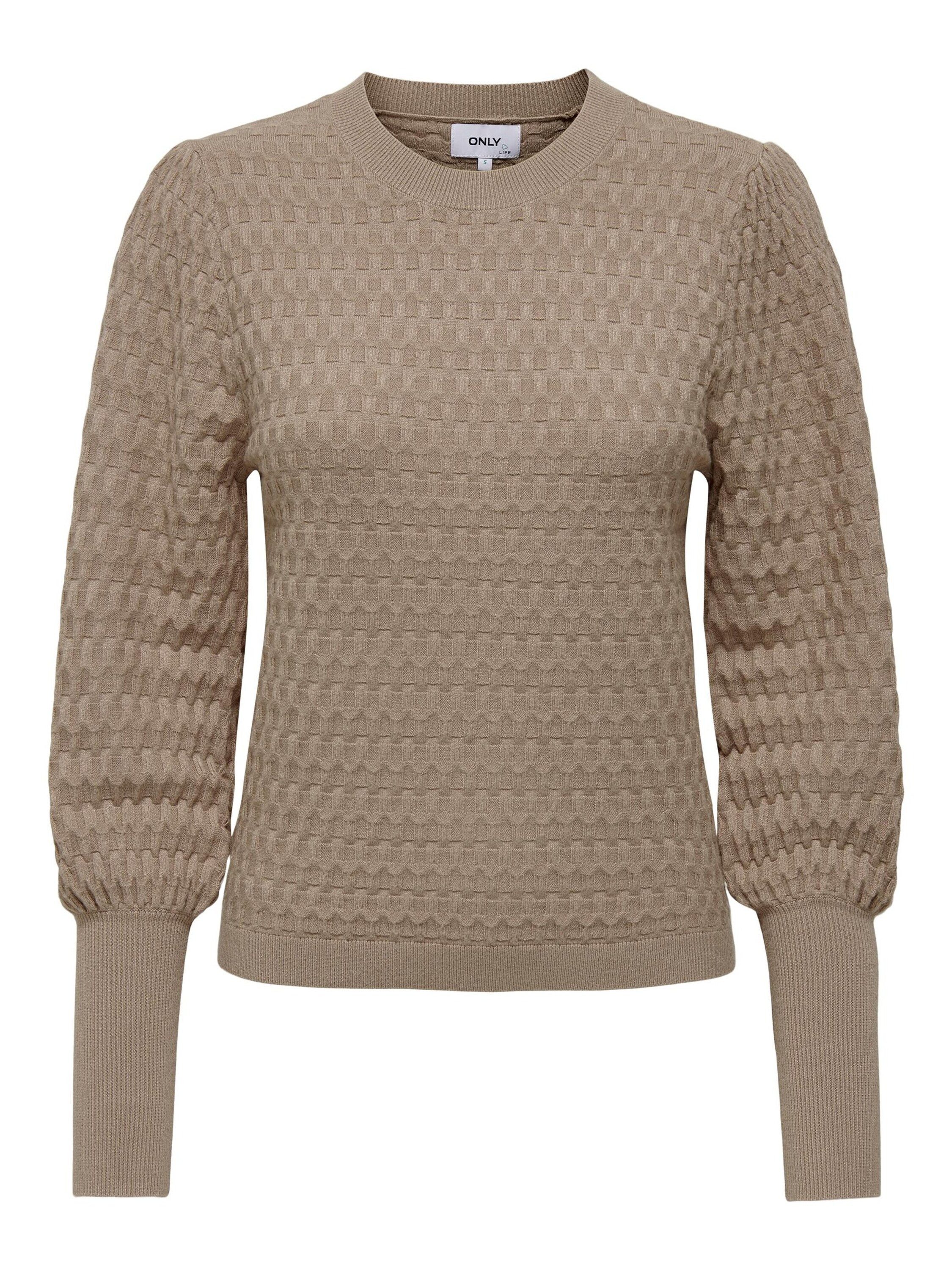 ONLY Rundhalspullover ONLFAYE LIFE L/S PULLOVER günstig online kaufen