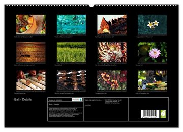 CALVENDO Wandkalender Bali - Details (Premium, hochwertiger DIN A2 Wandkalender 2023, Kunstdruck in Hochglanz)