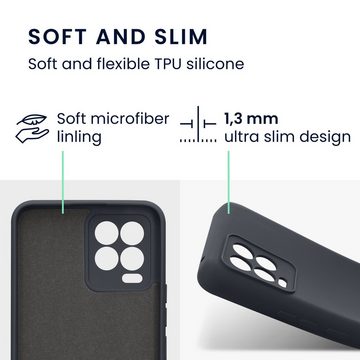 kwmobile Handyhülle Slim Case für Realme 8 / 8 Pro, Hülle Silikon Handy - Handyhülle gummiert