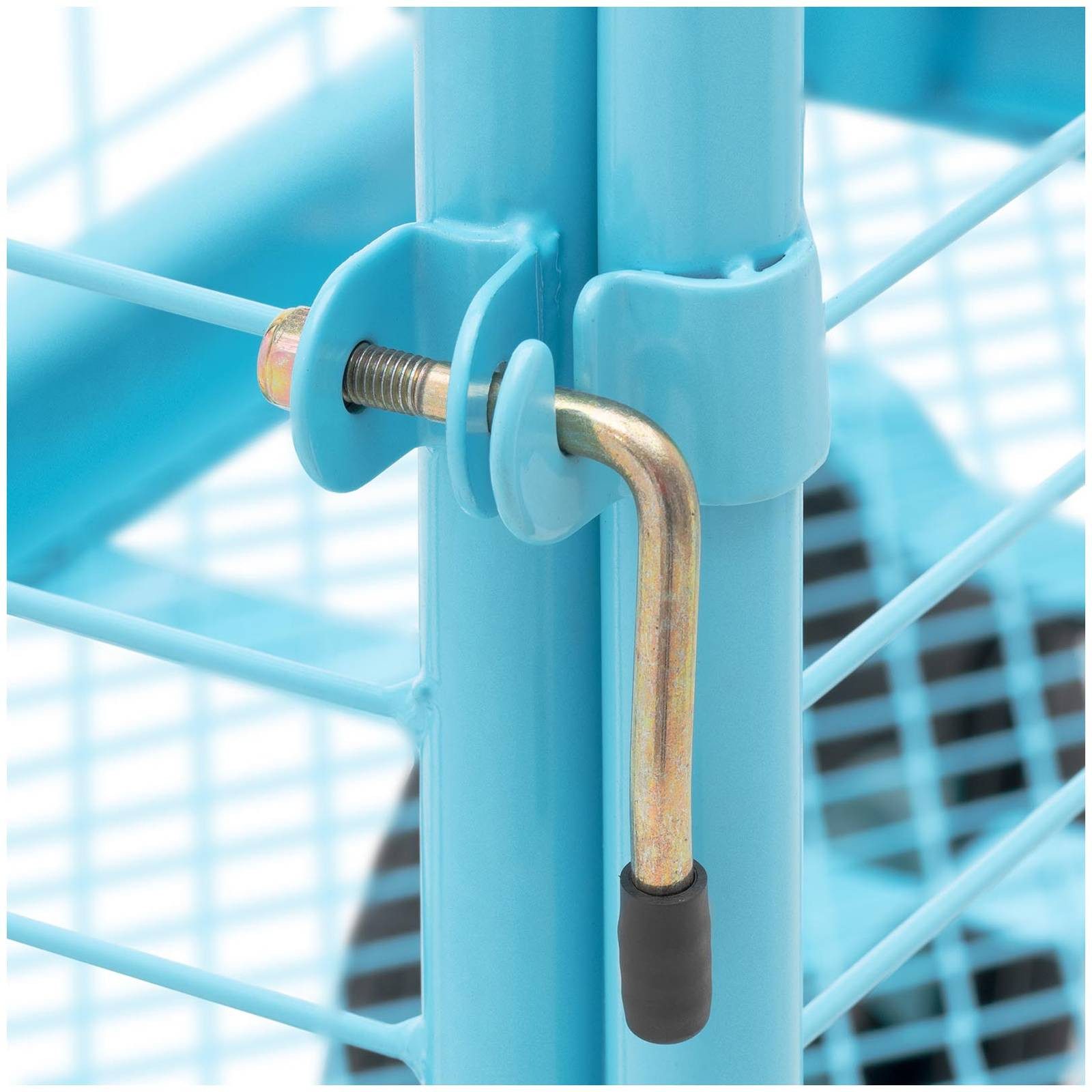 Hillvert Bollerwagen 400kg Transportwagen Gartenwagen Plattformwagen Seitengitter abnehmbar