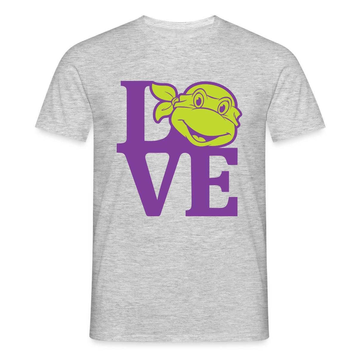 T-Shirt Teenage Mutant Ninja Turtles Love Männer T-Shirt