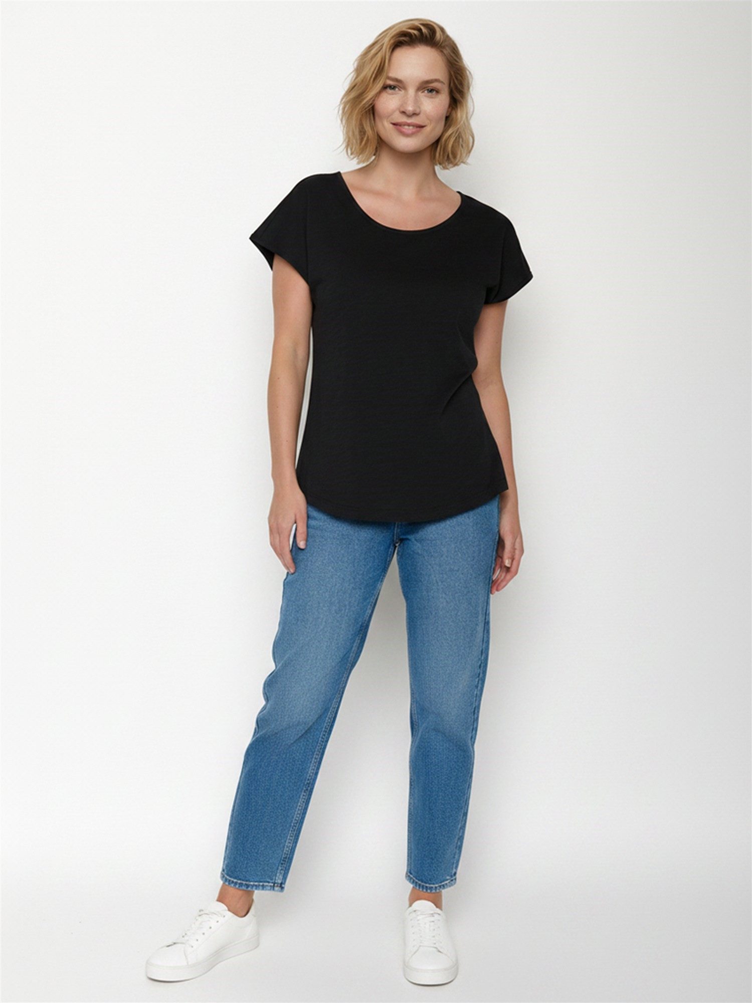 GreenBomb T-Shirt Cool Basic Motiv Basic (1-tlg., 1) Rundhalsausschnitt, Bio-Baumwolle, GOTS Zertifiziert