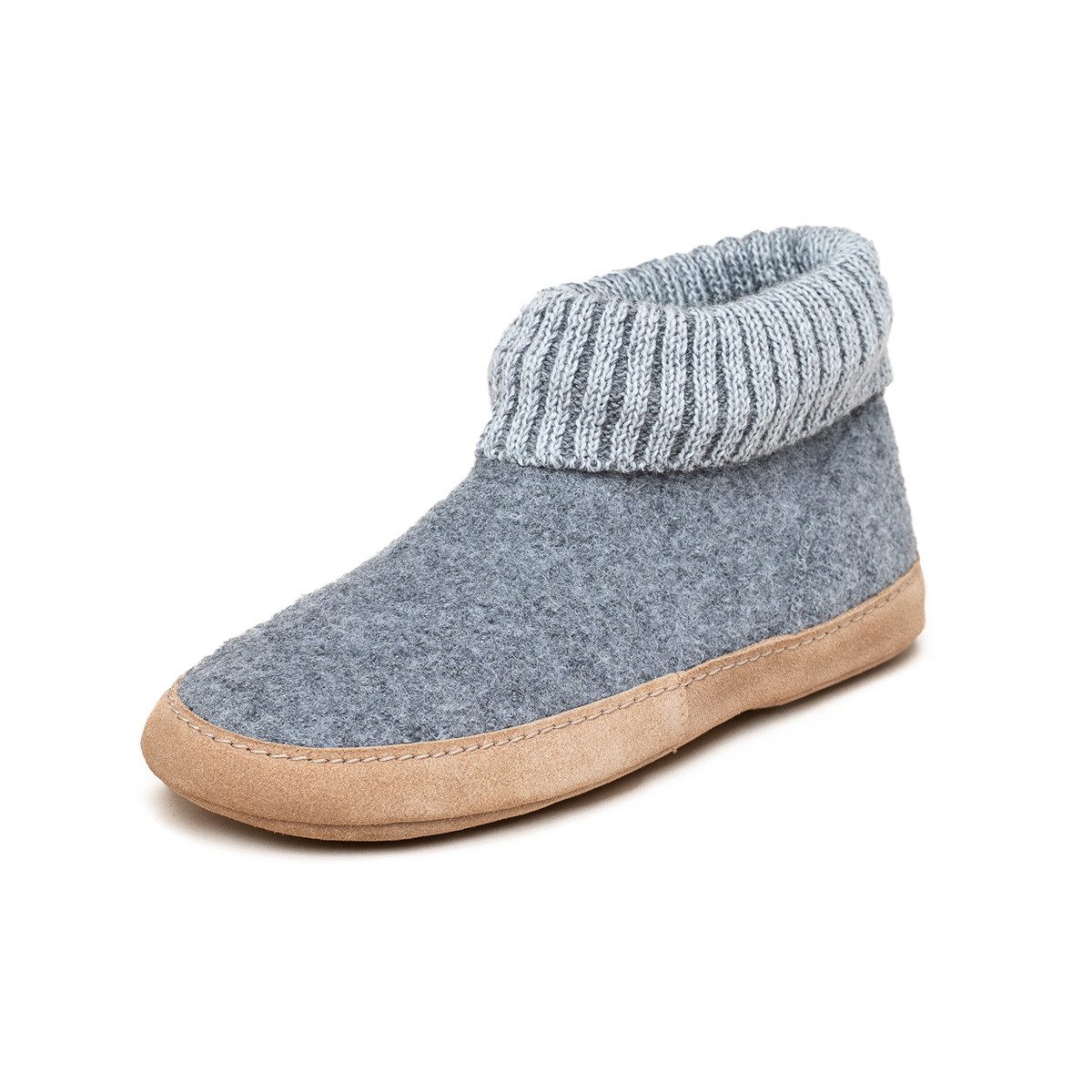 Gottstein Dakota Hüttenschuhe (1-tlg) Hüttenschuh - Aus Schafwolle, Weiche gepolsterte Innensohle