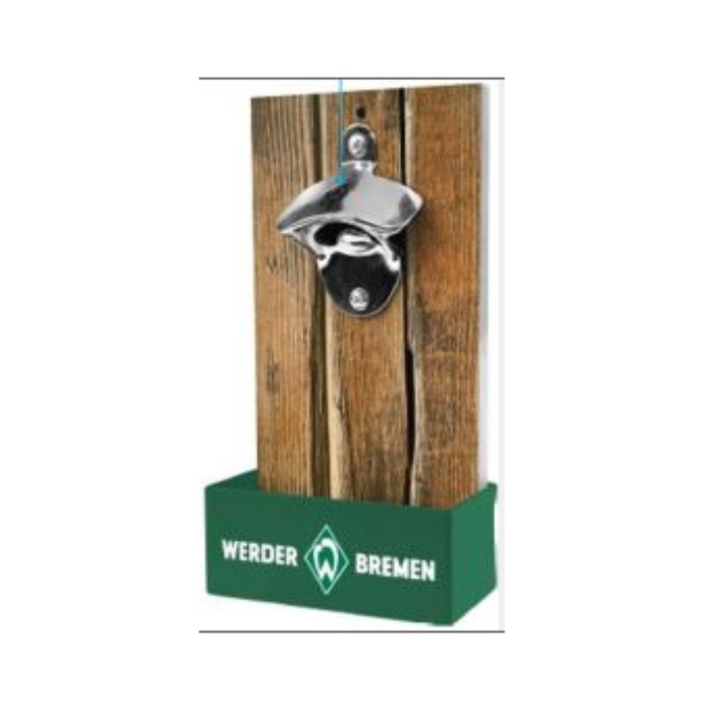 Werder Bremen Flaschenöffner SV Werder Bremen Wandflaschenöffner Holz
