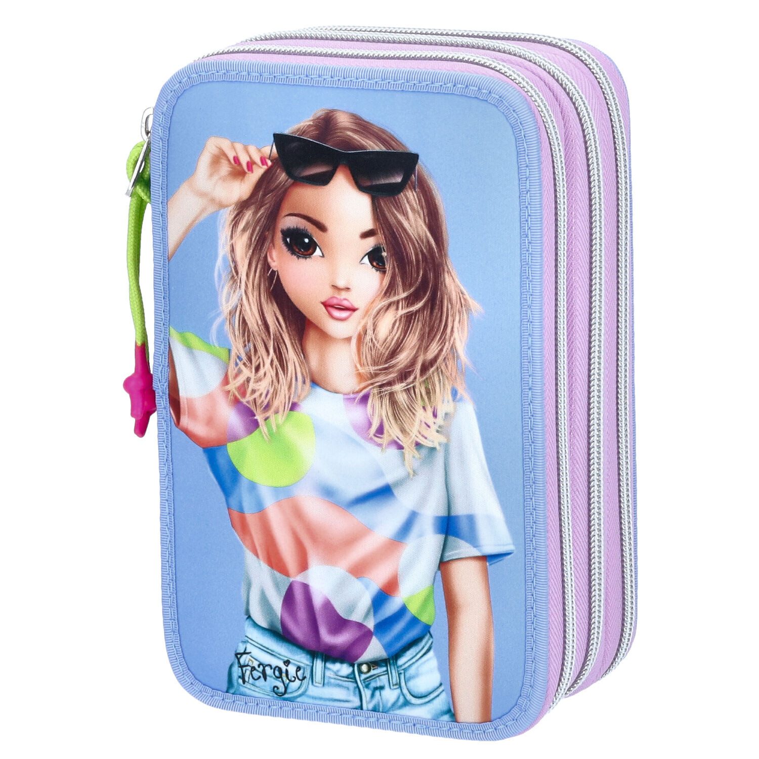 Depesche Federtasche Depesche 3-Fach Federtasche TOPModel FLASH lila
