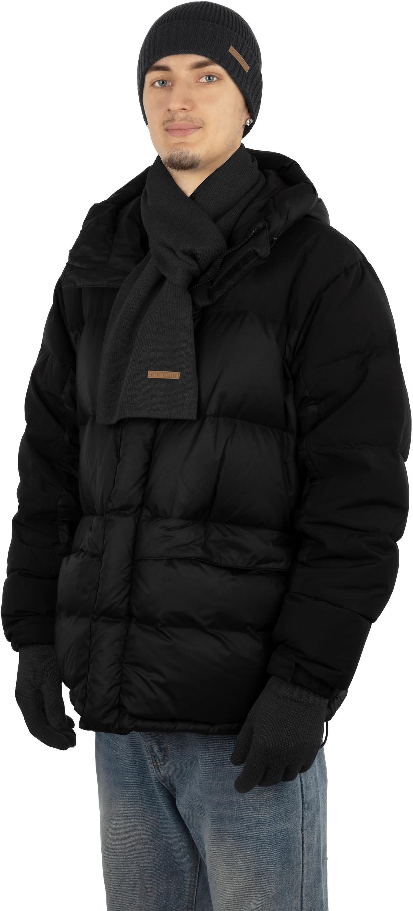 normani Wollschal Merinowoll-Schal glatt Yuma, Winterschal Halswärmer Gesichtsschal für Damen und Herren