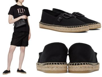 VALENTINO GARAVANI VALENTINO GARAVANI Espadrilles Stud Sign Canvas V-logo Sneakers Shoes Sneaker