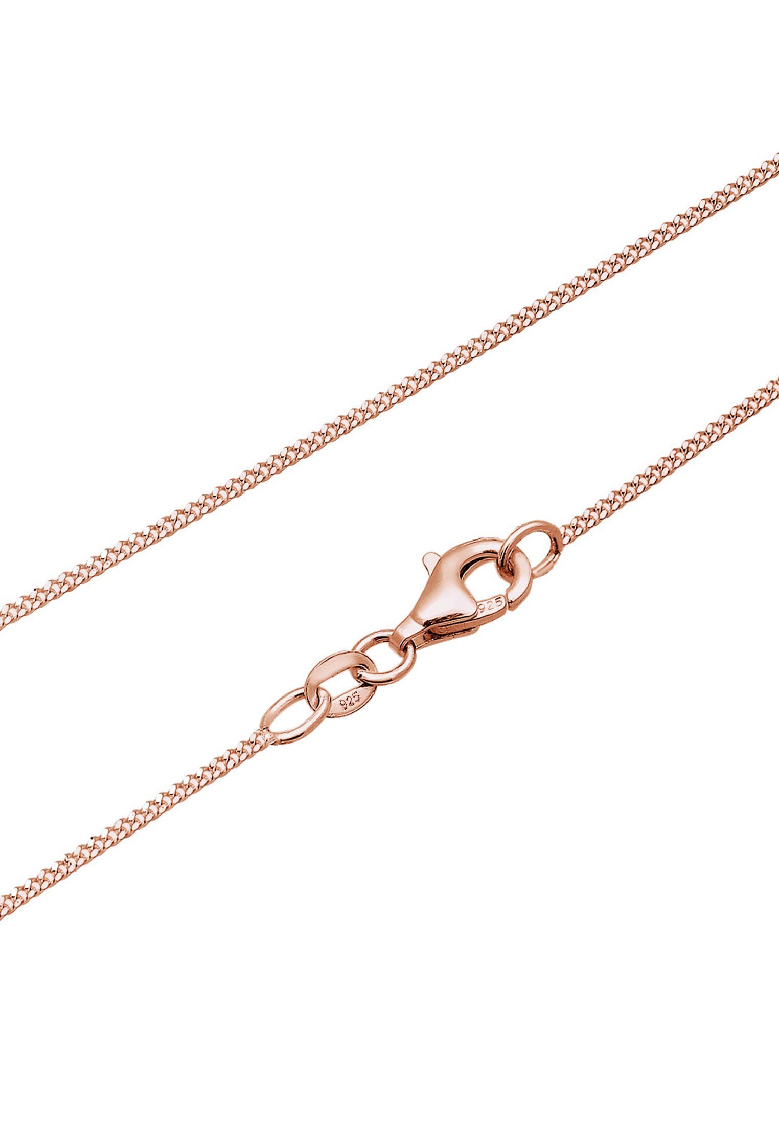 Herz Kette Love mit Silber, Anhänger 925 Zirkonia Herz Rosegold Elli mit Anhänger