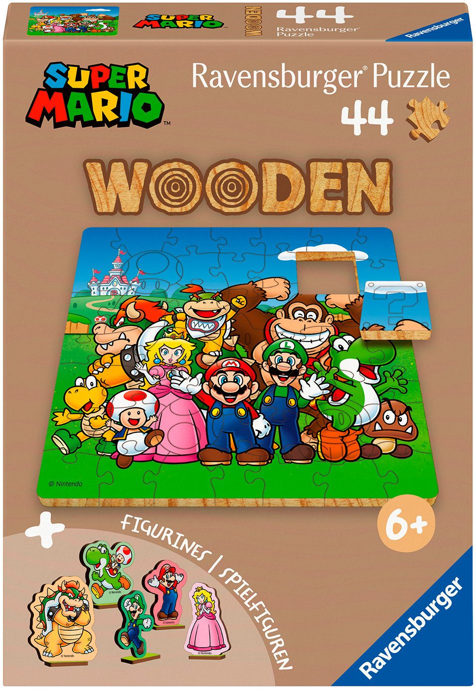 Ravensburger Puzzle Nintendo Super Mario, 44 Puzzleteile, Made in Europe