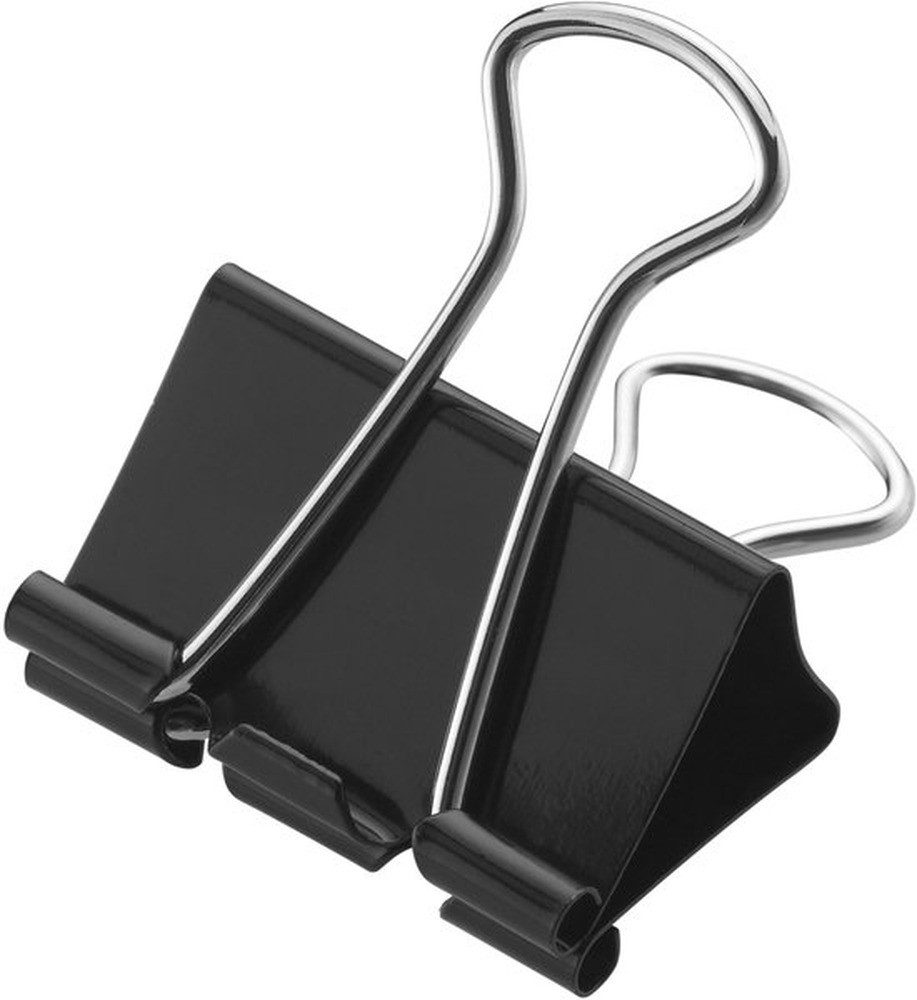 WESTCOTT Büroklammer 12 WESTCOTT Foldbackklammern schwarz 4,1 cm