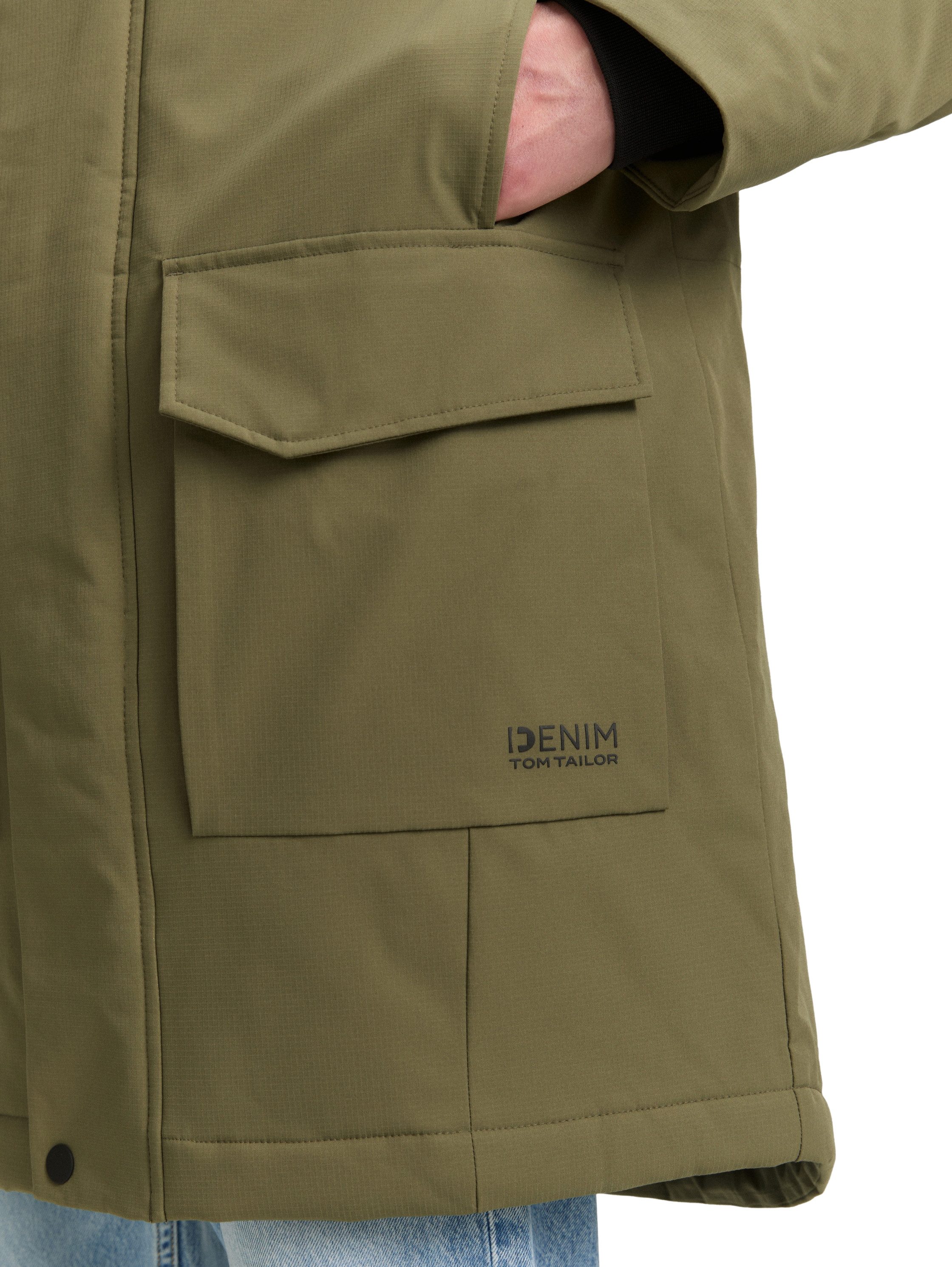 TOM TAILOR Denim Parka mit wasserabweisender Funktion