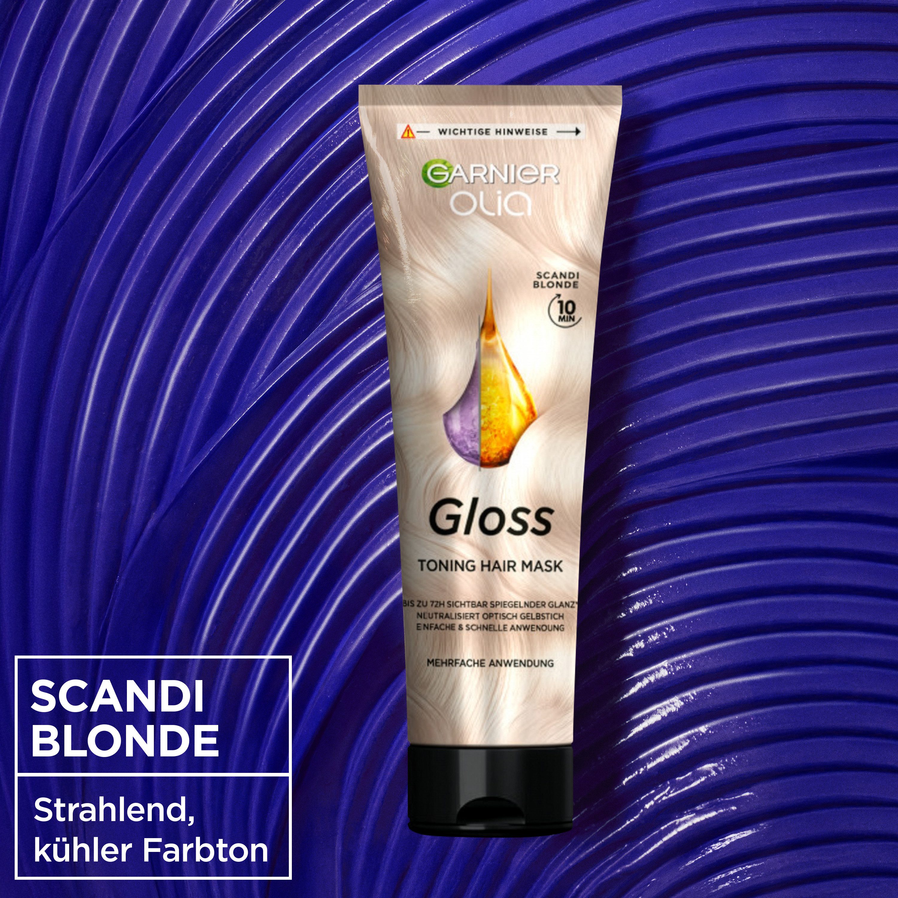 GARNIER Coloration Garnier Olia Gloss Tinted Hair Mask, für getöntes Haar, mit Tocopherol