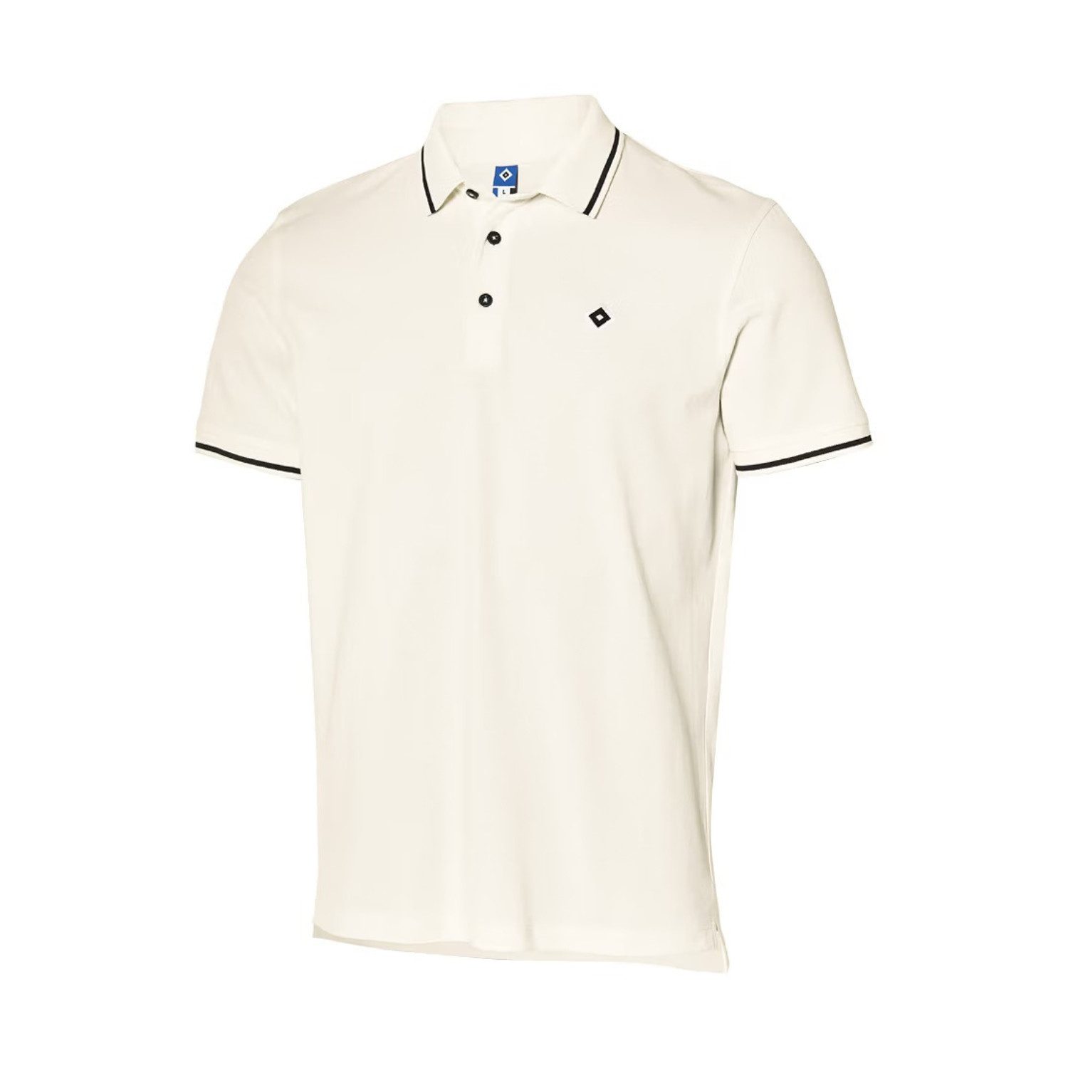 HSV Poloshirt HSV Poloshirt "Gunther" mit HSV-Raute - weiß