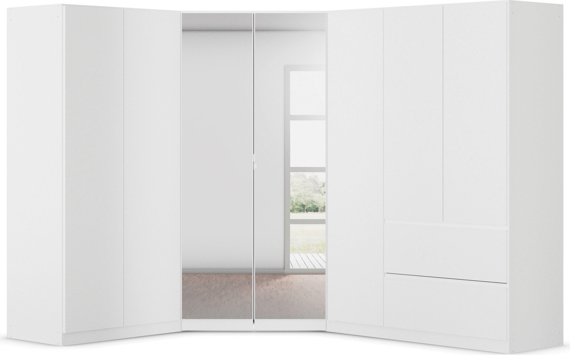 rauch Schrank-Set Kleiderschrank Schrank Garderobe Wäscheschrank COSTA Größ günstig online kaufen
