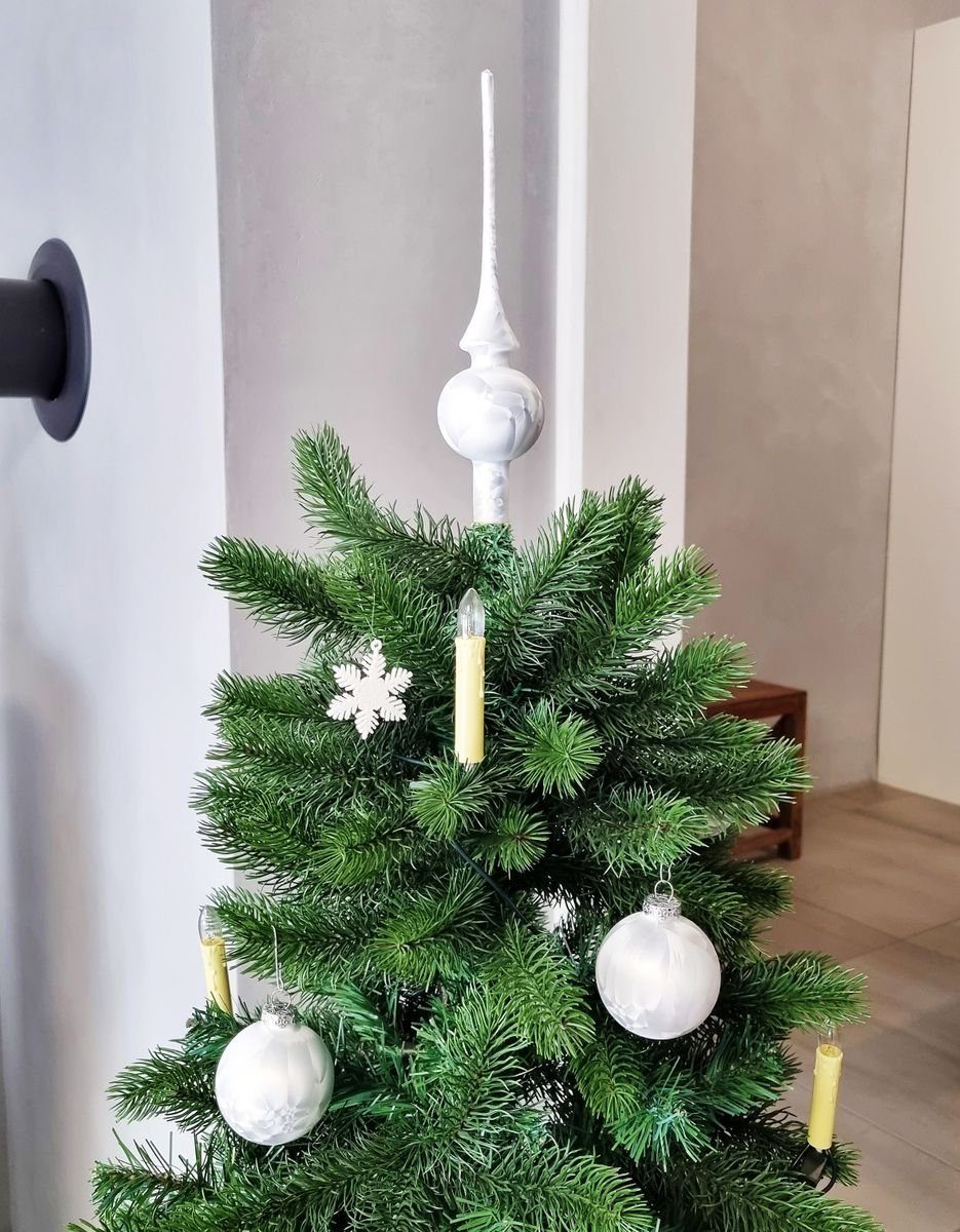 JACK Christbaumschmuck JACK Eislack Glas Christbaumkugeln Set 15x Kugel 6cm günstig online kaufen