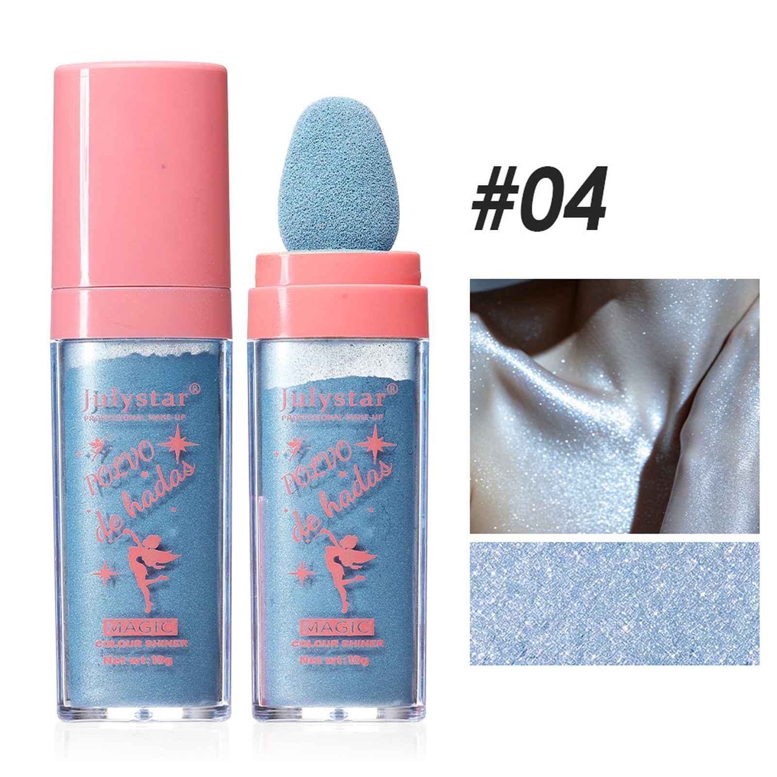 DEBAIJIA Theaterschminke Fairy Highlighter Patting Powder, Körper‑ & Gesichtshighlight