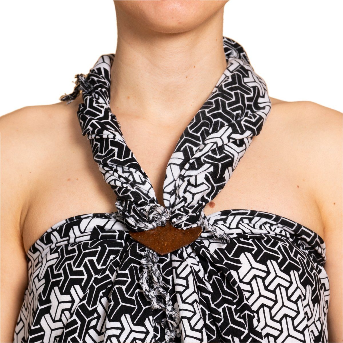 PANASIAM XXL-Schal Schal Wachsbatik für jede Jahreszeit egal ob als Schultertuch, Strandtuch Sarong oder Wickelkleid aus wunderbar weicher Viskose