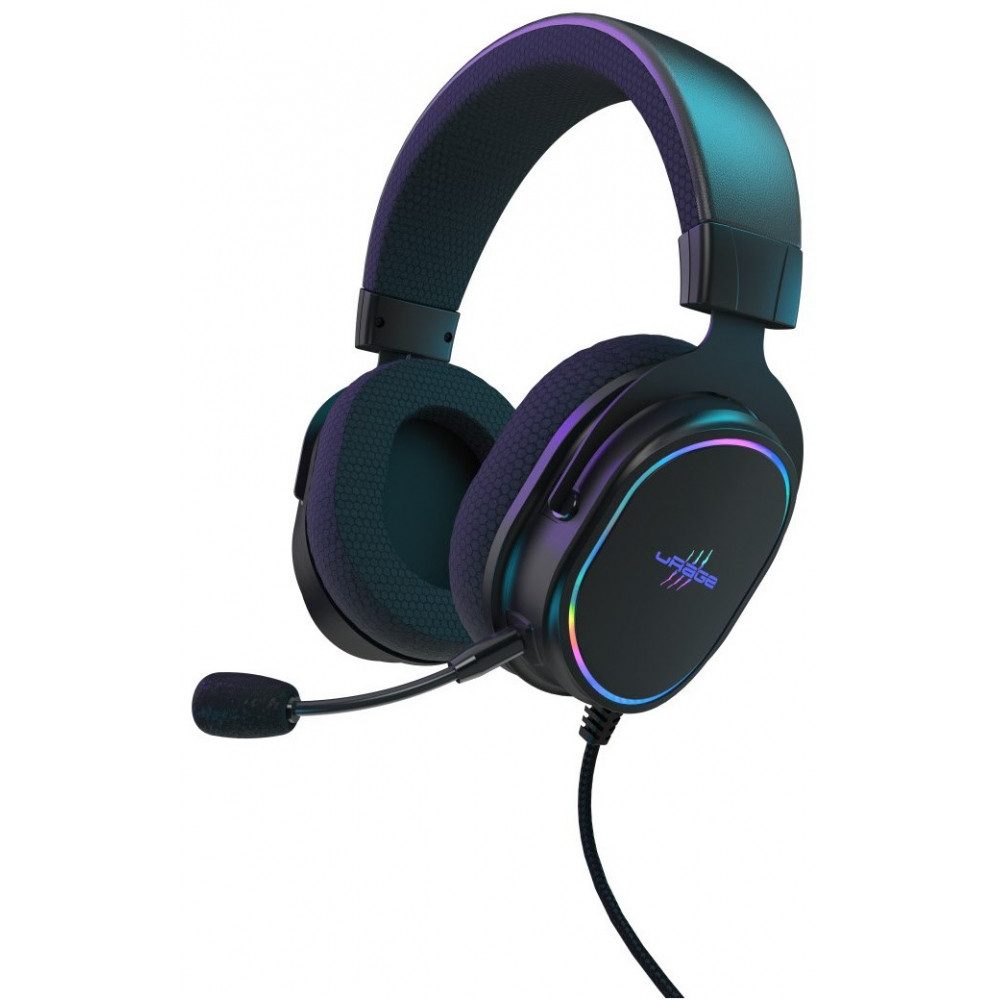 uRage Gaming-Headset (Optimiert für Gaming, Geschlossene Bauart, Frequenzgang 20-200 Hz)