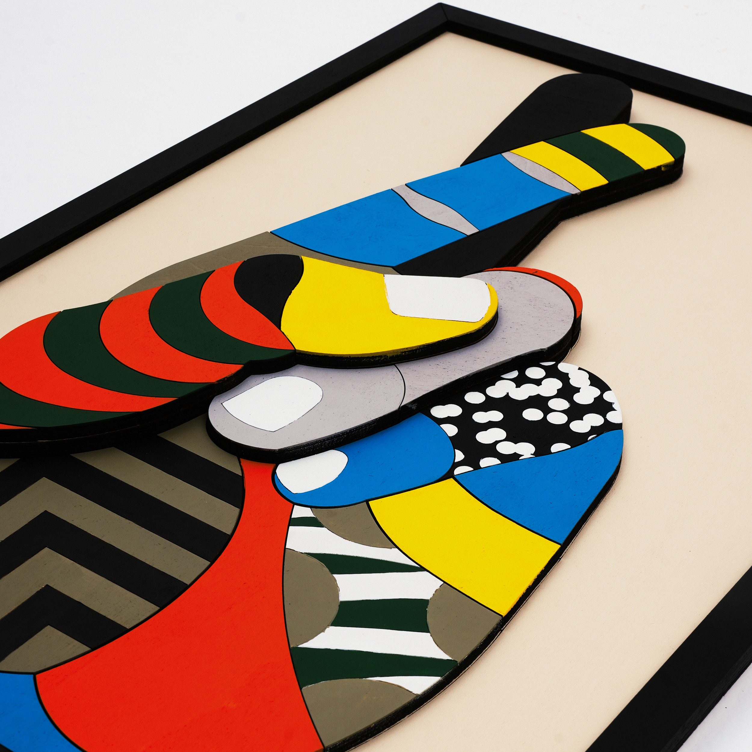 LD Wood Wanddekoobjekt LD Wood - Pop Up Hand