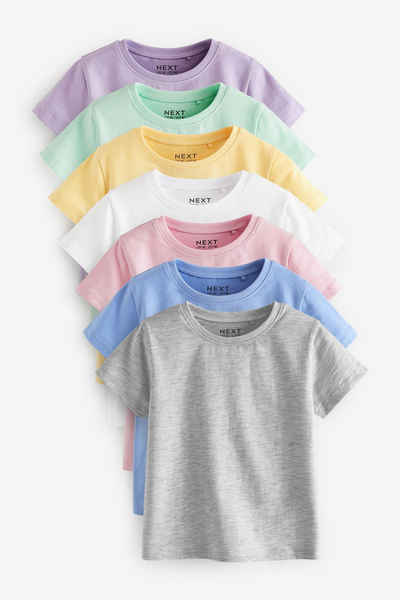 Next T-Shirt Kurzärmelige T-Shirts im 7er-Pack (7-tlg)