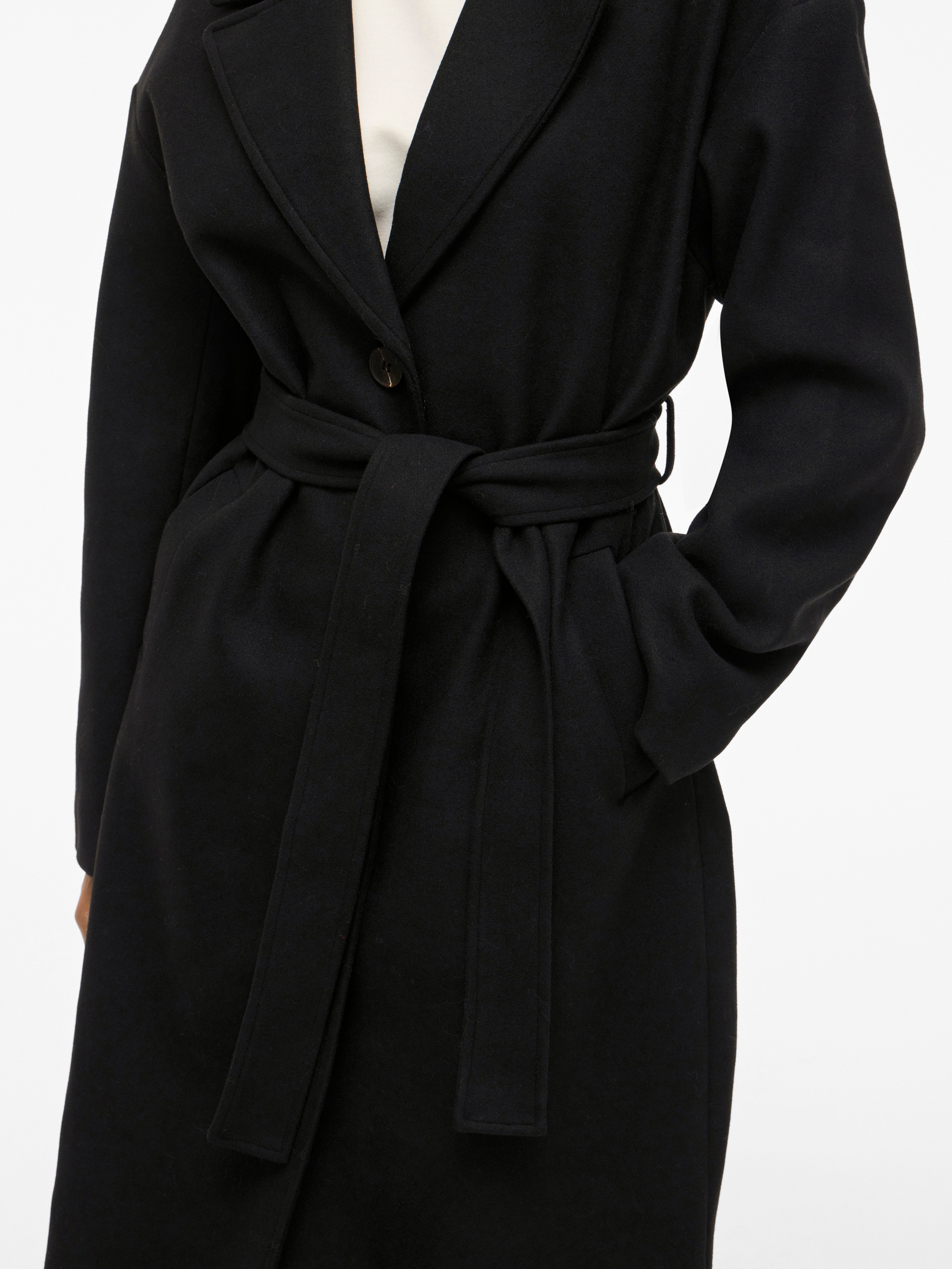 Vila Langmantel VICLAUDIA L/S LONG COAT günstig online kaufen