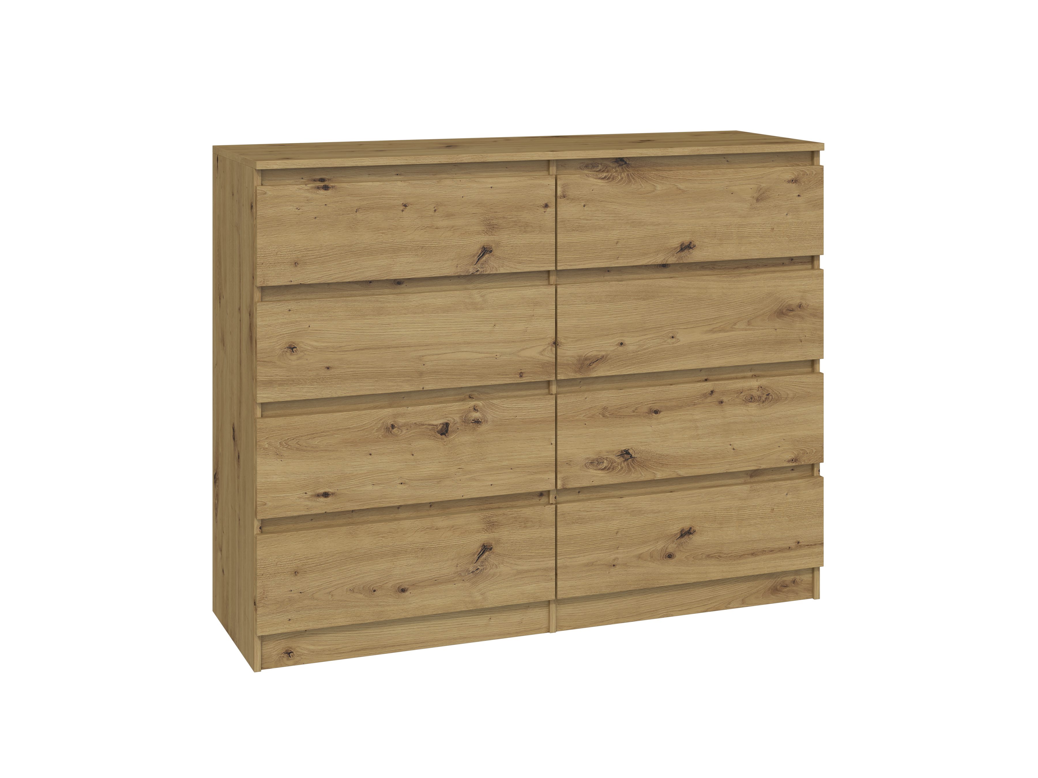 Raumhirsch Furniture Kommode Sideboard 120 cm breit (Maße 40 x 120 x 97 cm, 8 Schubladen), verschiedene Farben & Größen