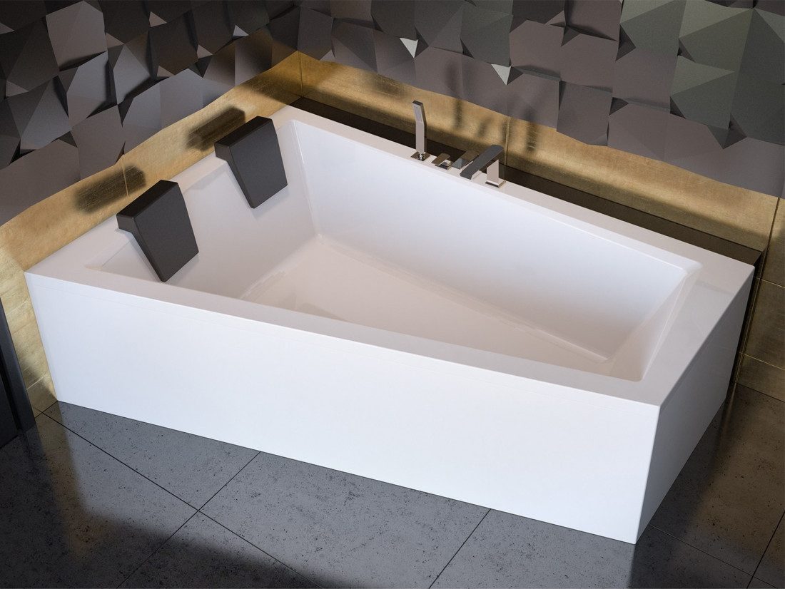 KOLMAN Badewanne Eckbadewanne Intima 180x125, (Links/Rechts), günstig online kaufen