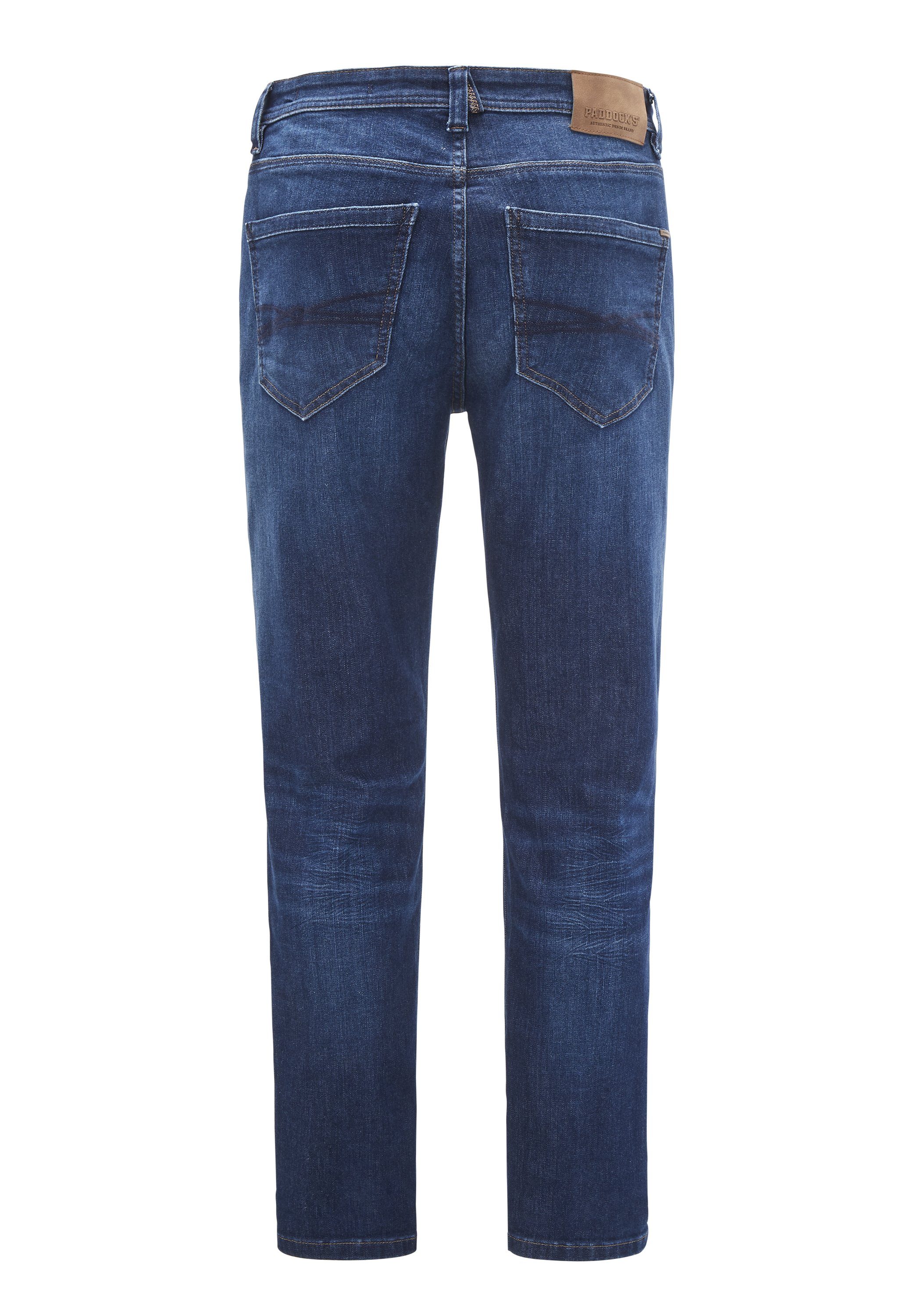 Paddock's Tapered-fit-Jeans RAY blue vintage Comfort & Stretch wash Motion dark