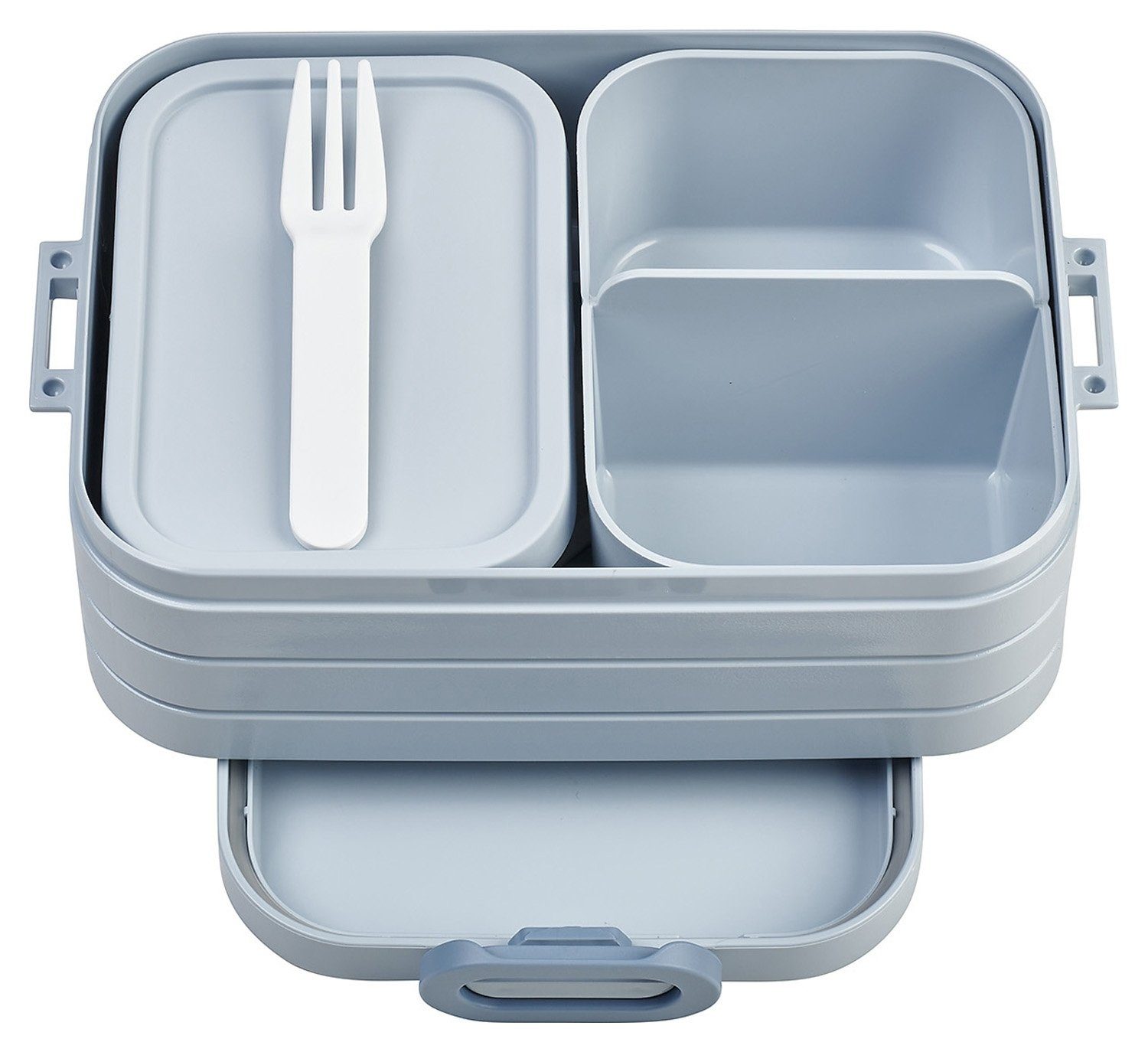 Aufbewahrungsschüssel Midi Bento-Lunchbox ELLIPSE, Blau, B 18,5 cm