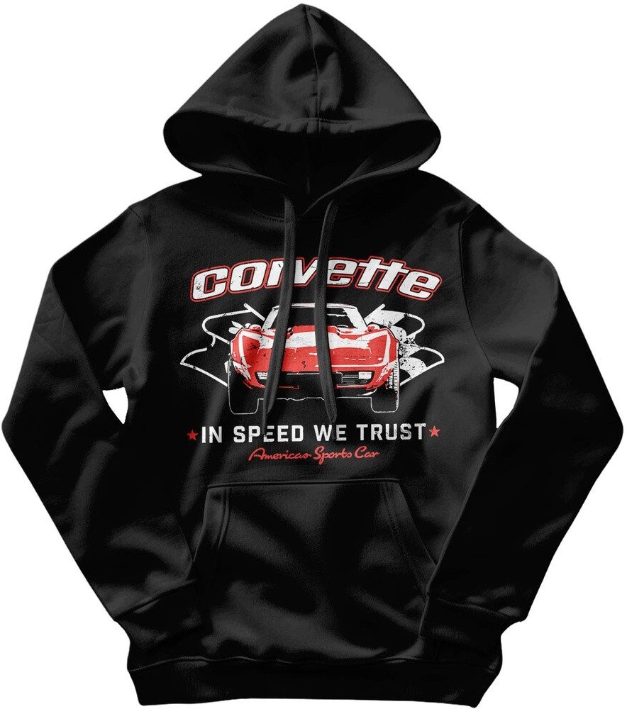 Corvette Hoodie In Speed We Trust Hoodie