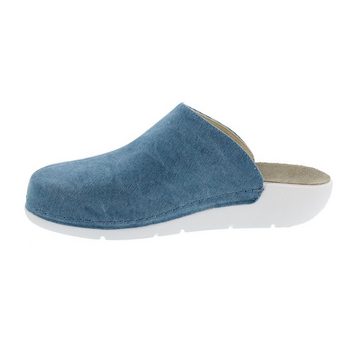 BERKEMANN Lilan Rcycl - Clog, Tex Recycled, Washed Jeans, Weite H, Wechselfußbe Clog