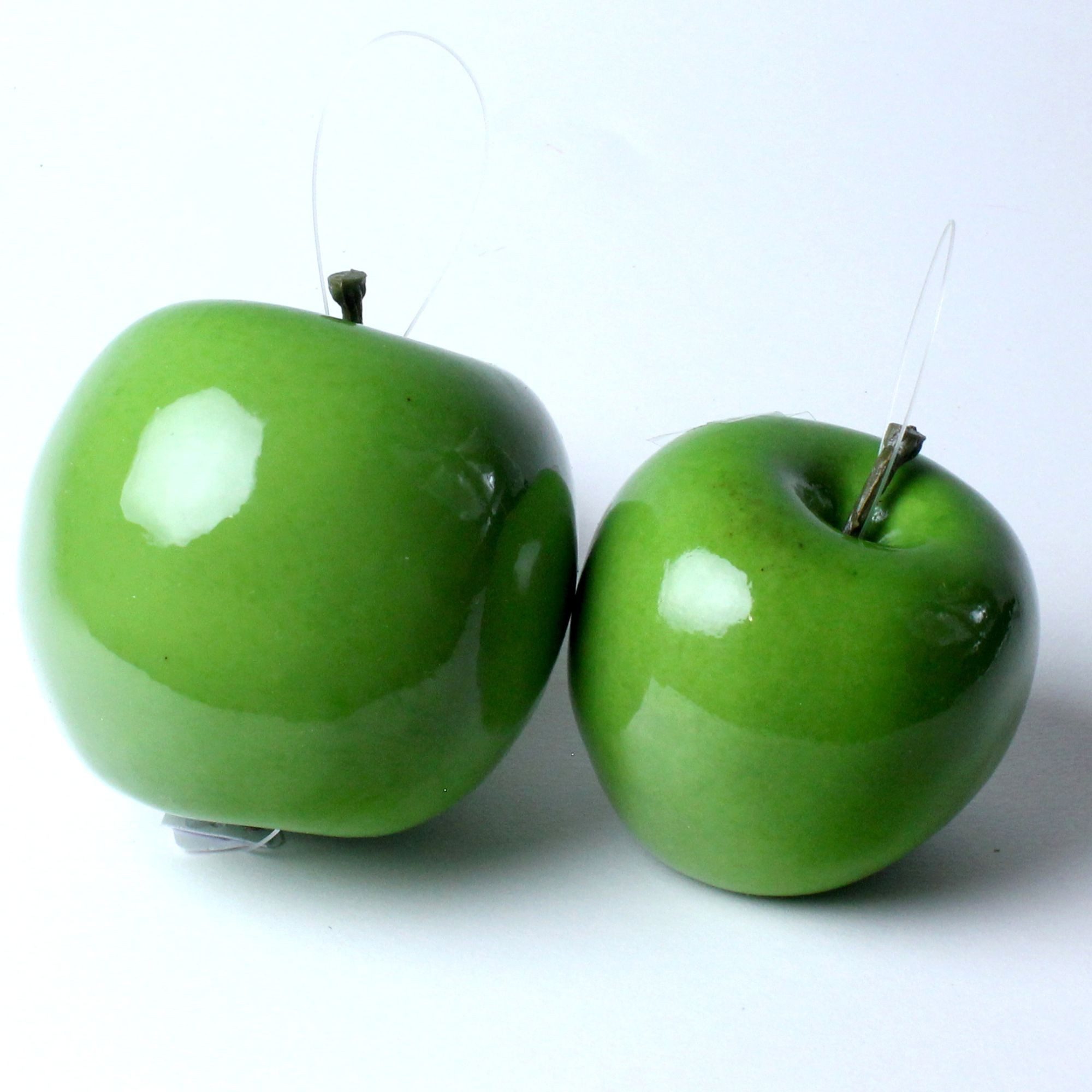 Kunstpflanze Apfel grün 7,5 cm Kunstobst von DPI, DPI, Höhe 7,5 cm