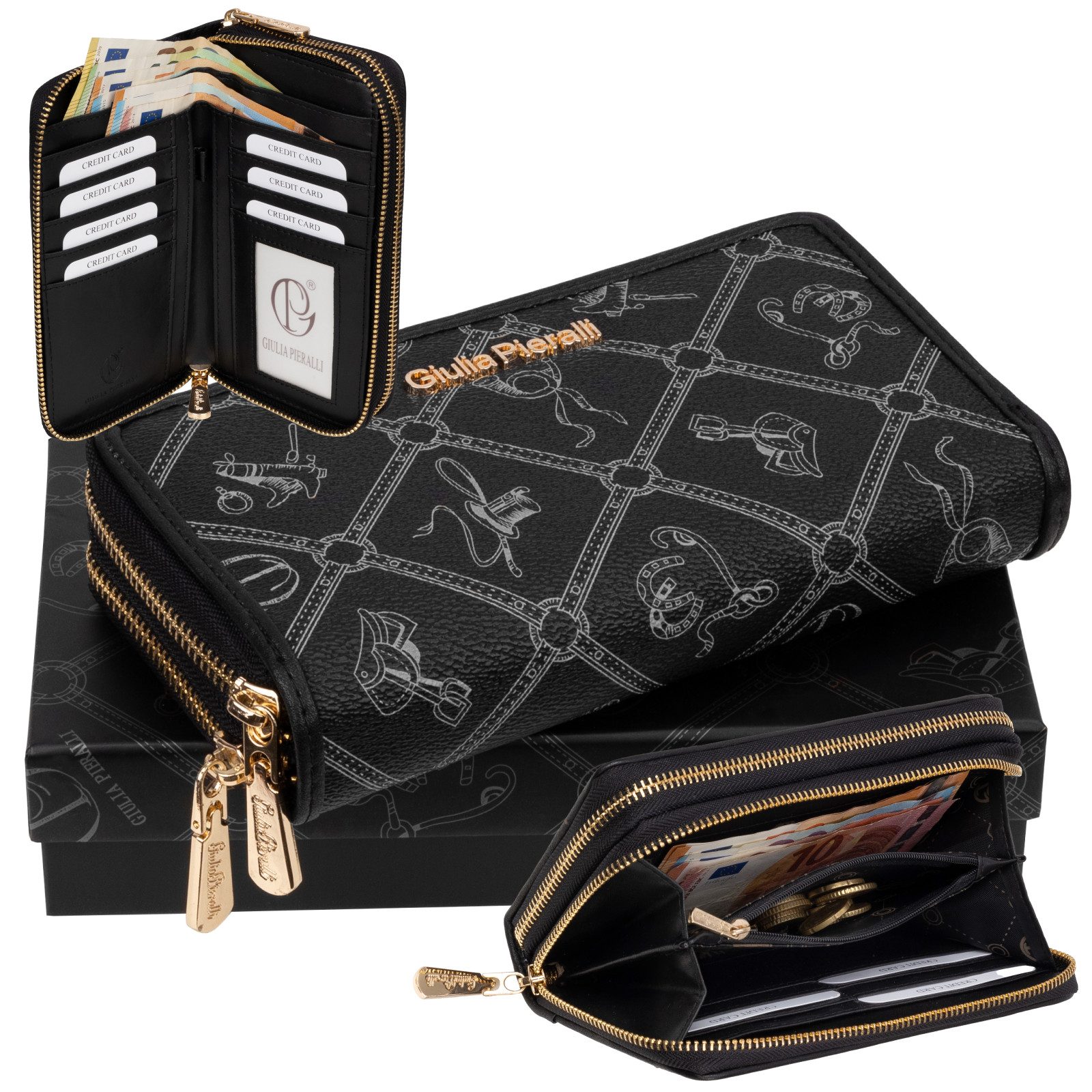 Giulia Pieralli Geldbörse Giulia Pieralli Damen Geldbörse Geldbeutel Brieft günstig online kaufen