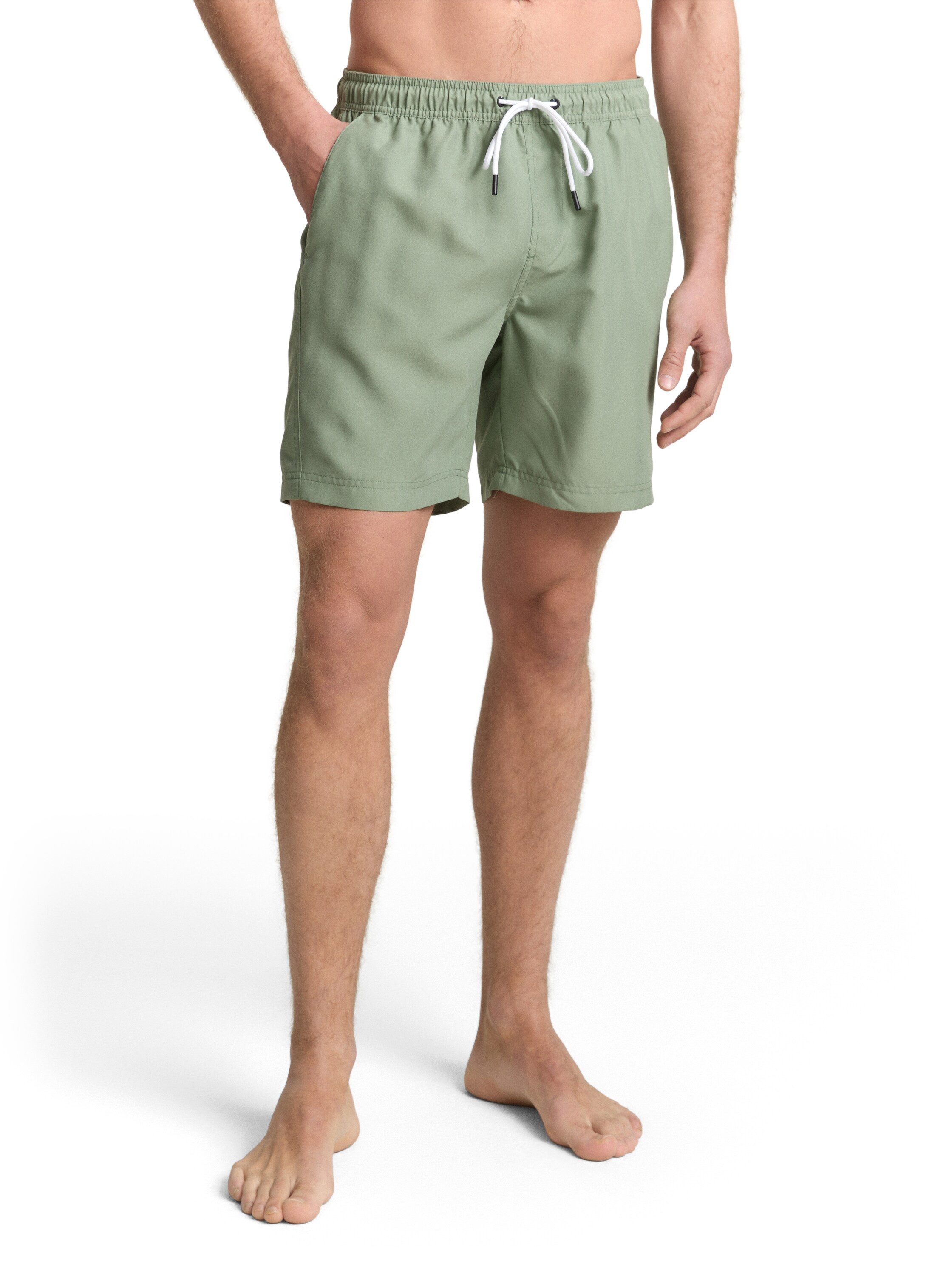 TOM TAILOR Denim Badeshorts Schwimmshorts mit Eingrifftaschen und Gummibund günstig online kaufen