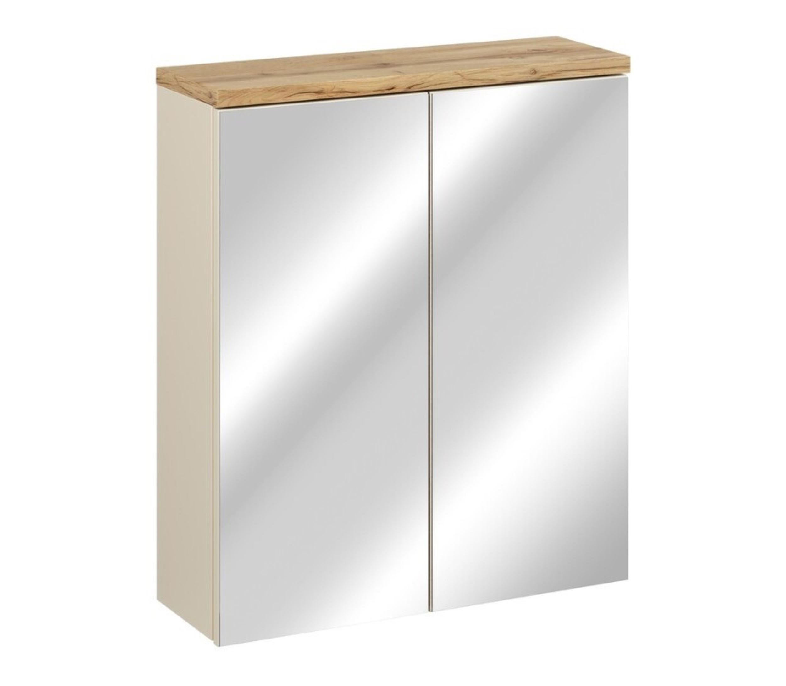 99rooms Hängeschrank Argentat (Badezimmerschrank, Wandschrank) mit zwei Spiegeltüren und Soft-Close-Funktion