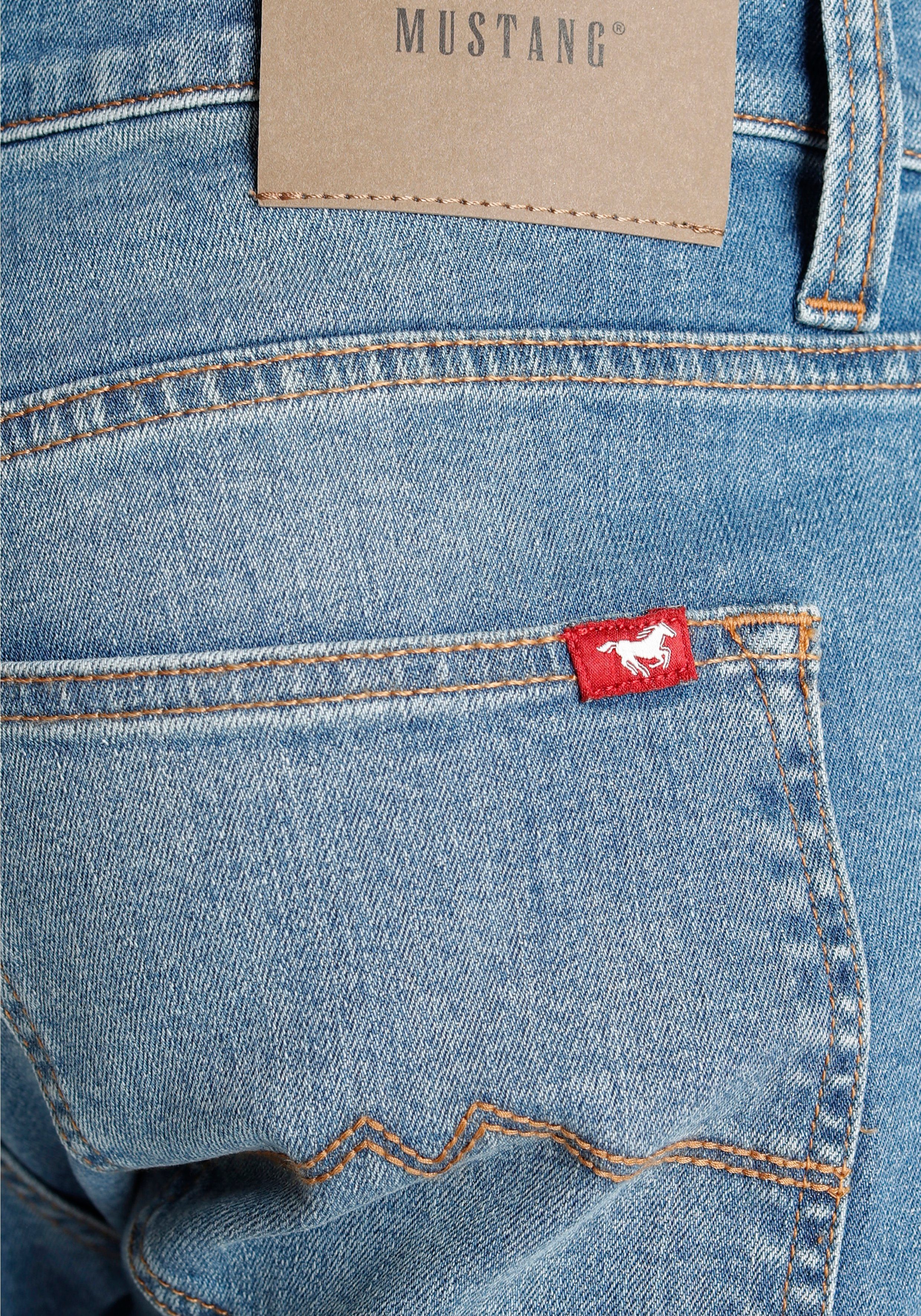 Bootcut-Jeans OREGON BOOTCUT blue STYLE MUSTANG medium