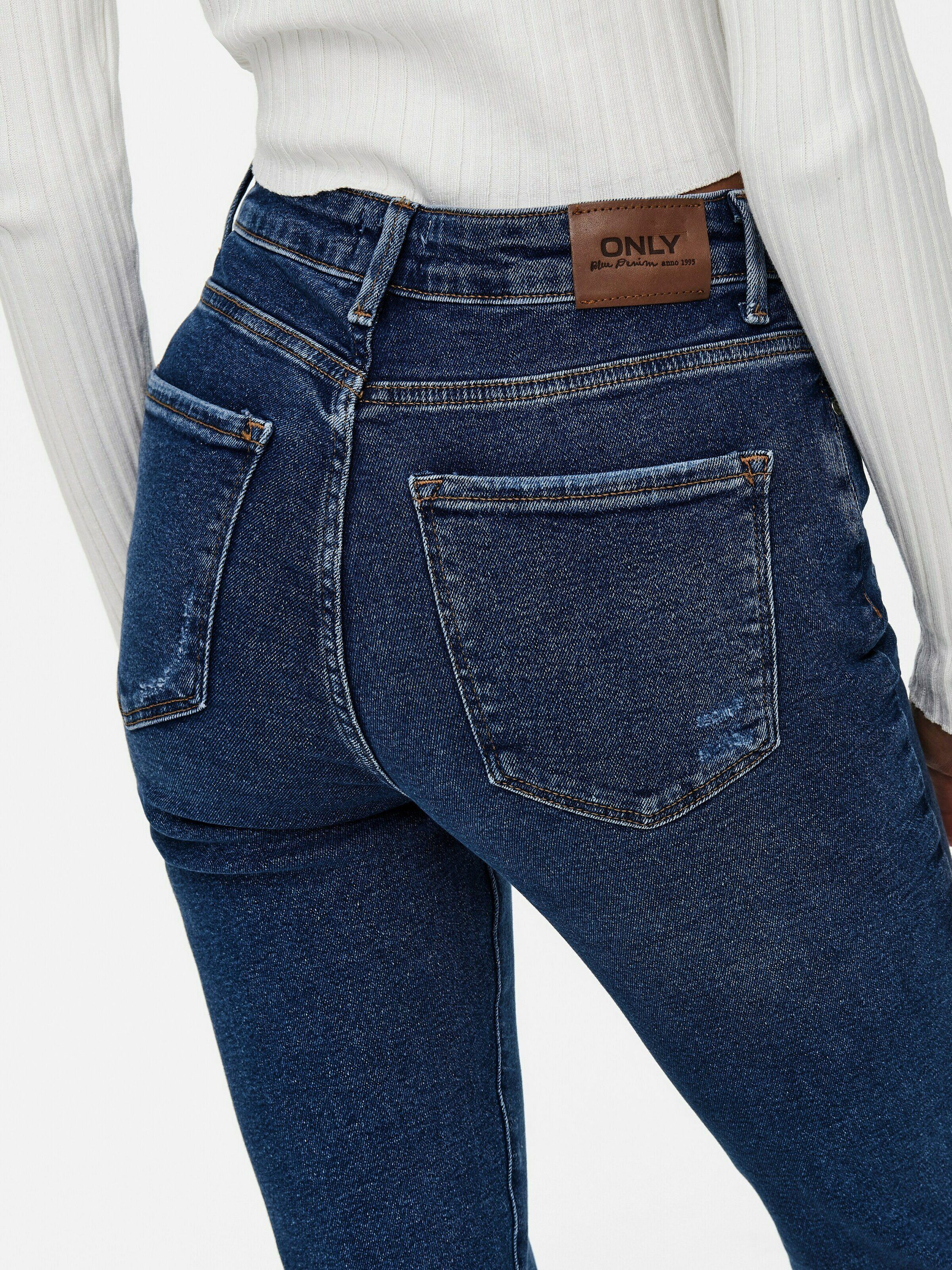 ONLY Regular-fit-Jeans (1-tlg) Weiteres Details Detail, Plain/ohne