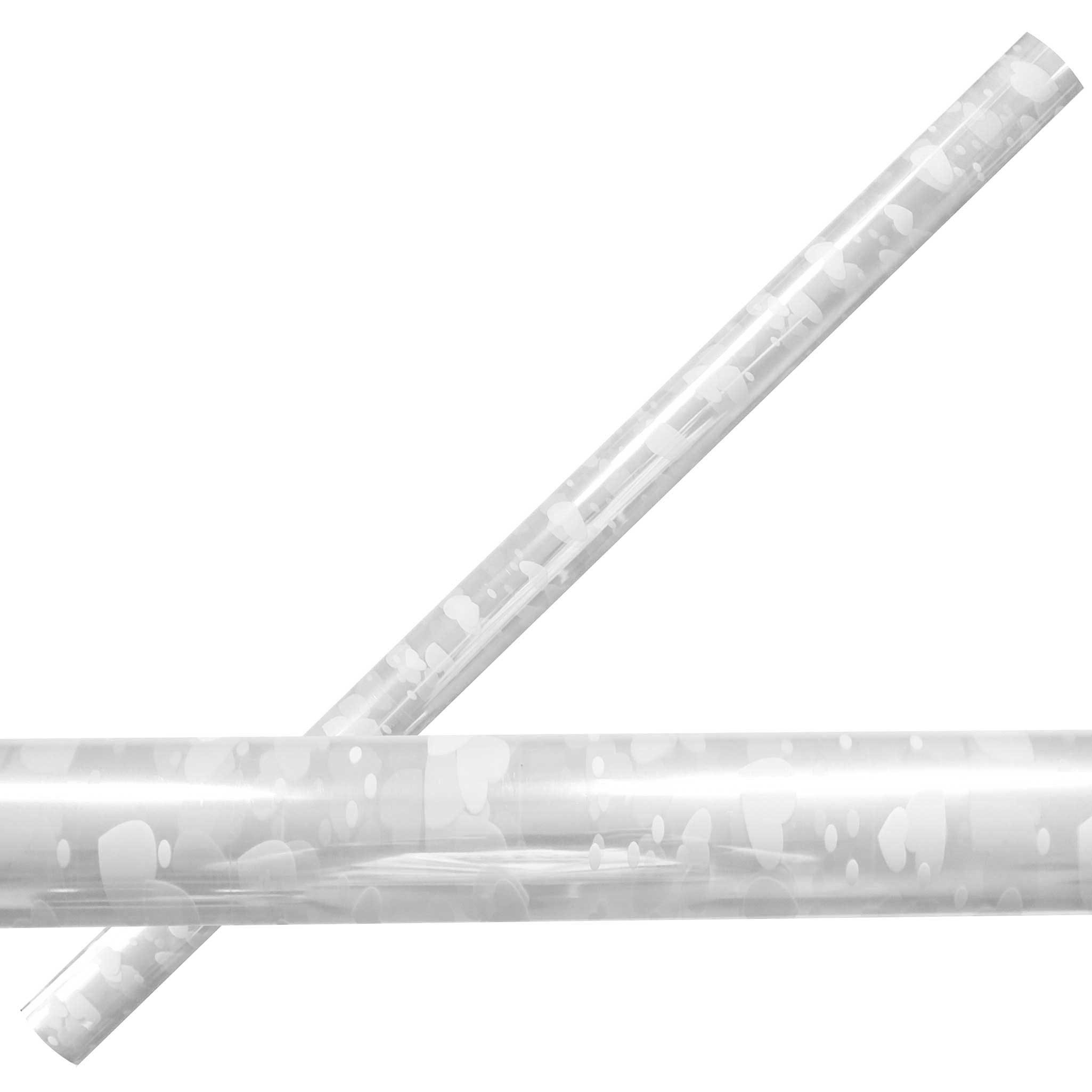 maDDma Geschenkpapier 1 Rolle Geschenkfolie bedruckt Geschenkpapier Deko Geschenkverpackung, Herzen