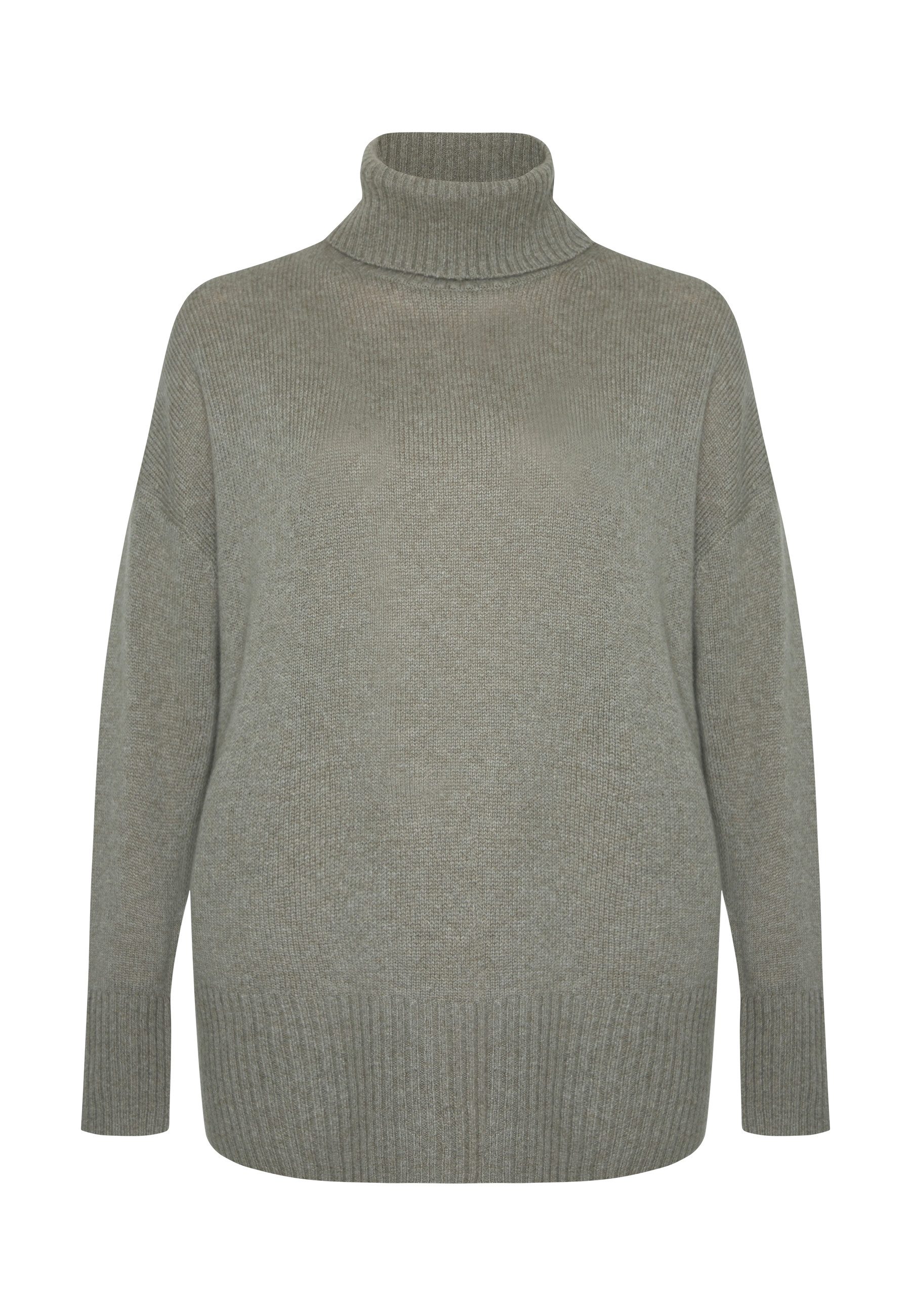 Kaschmirpullover Rollkragenpullover oversize aus 100% Kaschmir