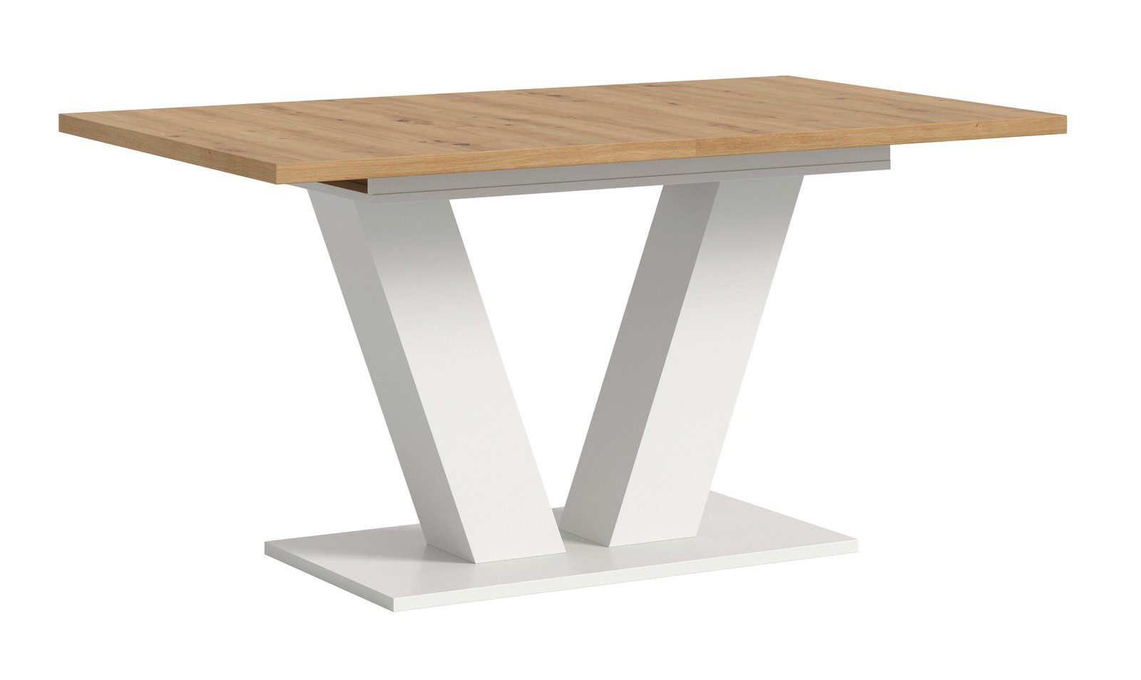 Aileenstore Esstisch OSLO, 150 cm Breite, Holz, 2-teilig