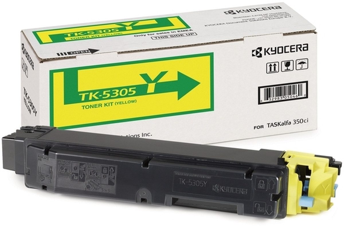 Kyocera Tonerpatrone Toner-Kit Kyocera TK-5305Y gelb