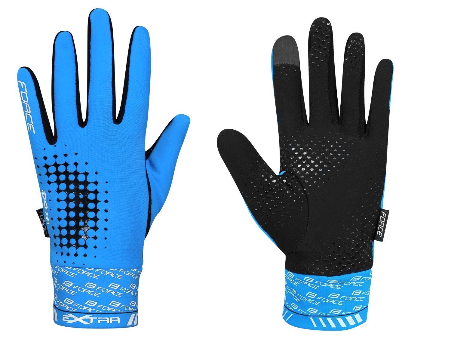 FORCE Fahrradhandschuhe Handschuhe F EXTRA 17 blau