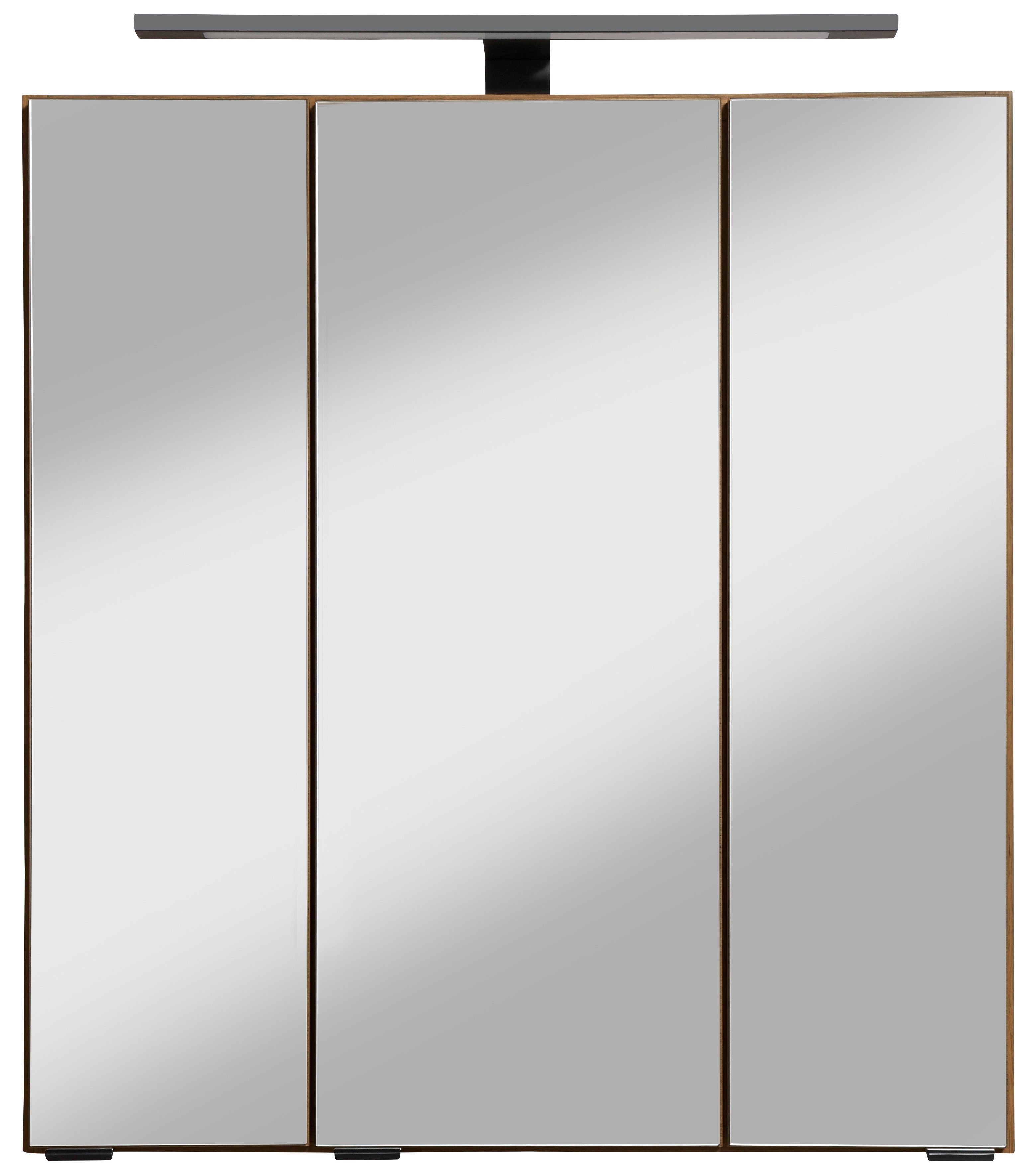 welltime Spiegelschrank Trento, verschiedene Ausführungen und Farben Breite 60 cm, mit 3D-Effekt, Spiegeltüren, Inklusive LED-Beleuchtung