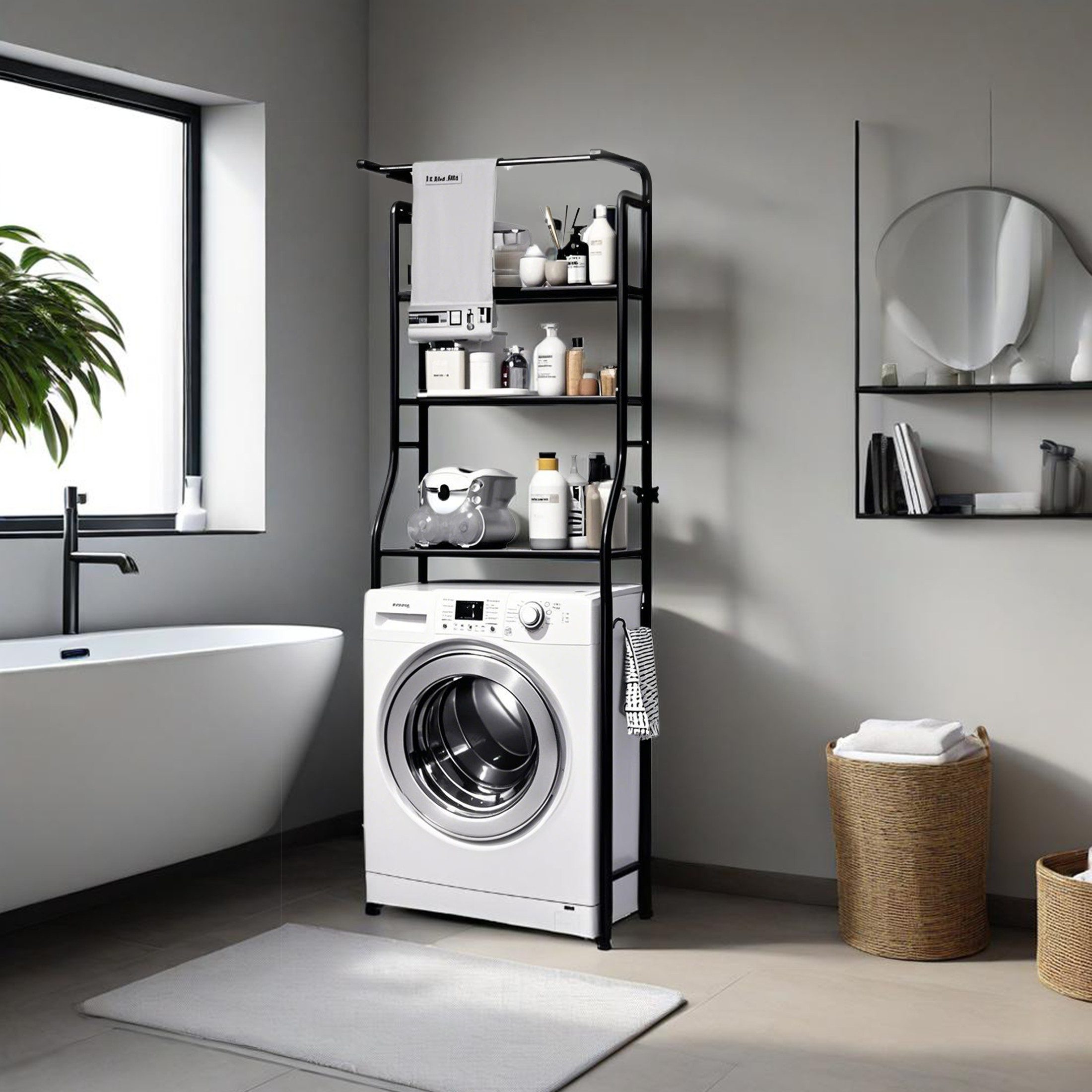 YINDN Badregal 3 Ablagen Toilettenregal mit günstig online kaufen