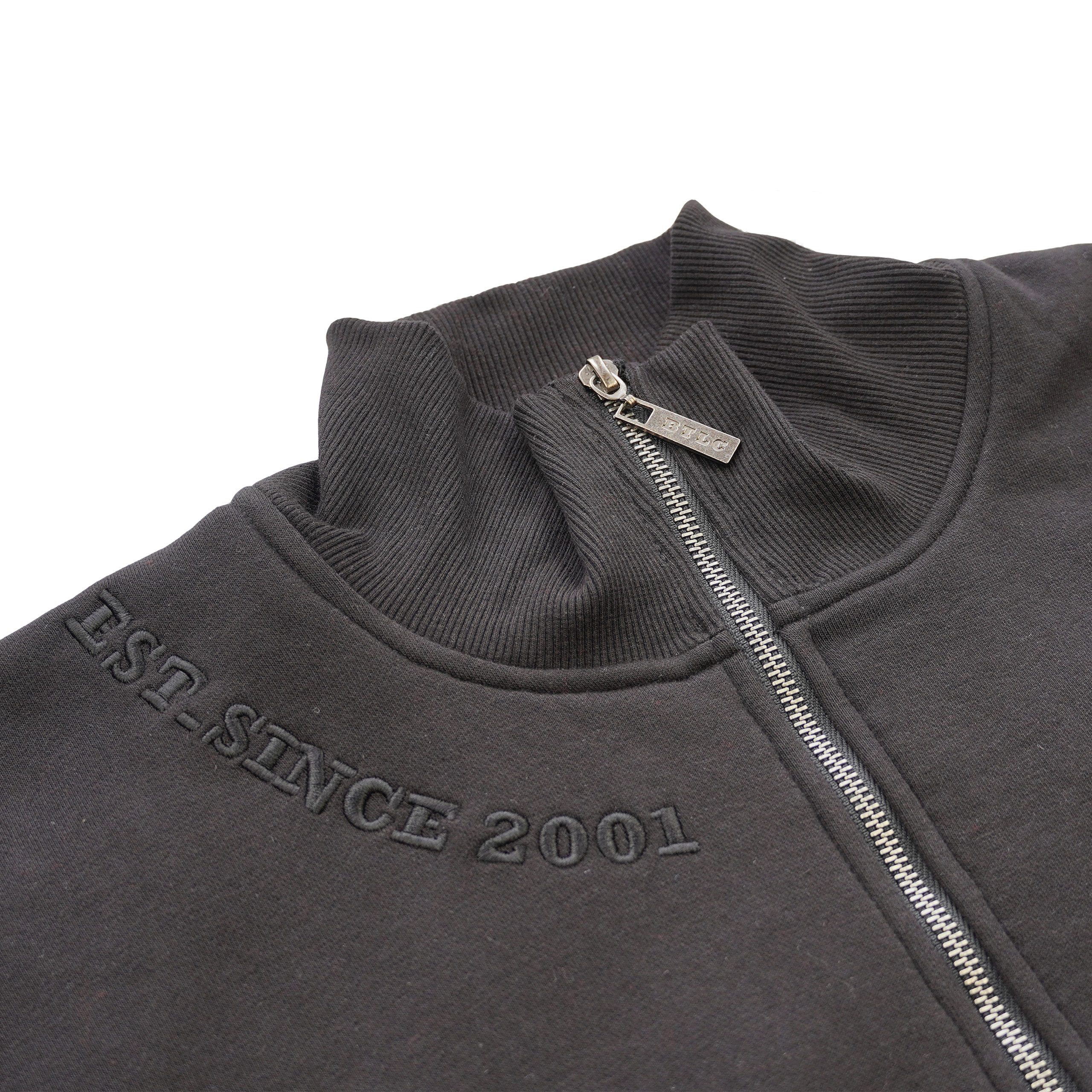 BRACHIAL THE LIFESTYLE COMPANY Trainingsjacke Brachial Zip-Sweater "Gym" schwarz/schwarz