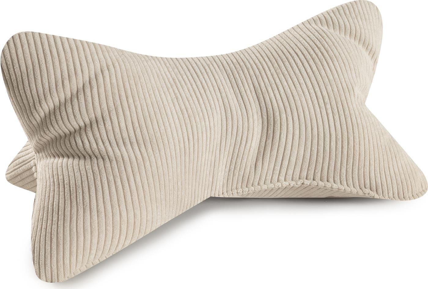 Magma Heimtex Kopfkissen Leseknochen Inga ergonomische günstig online kaufen
