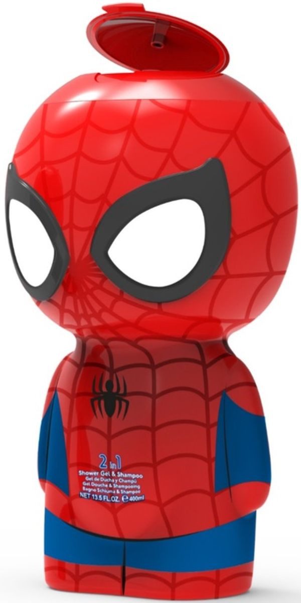 Air-Val Duschgel Spiderman 2 in 1 Duschgel Duschbad Shampoo 400 ml, 1-tlg.